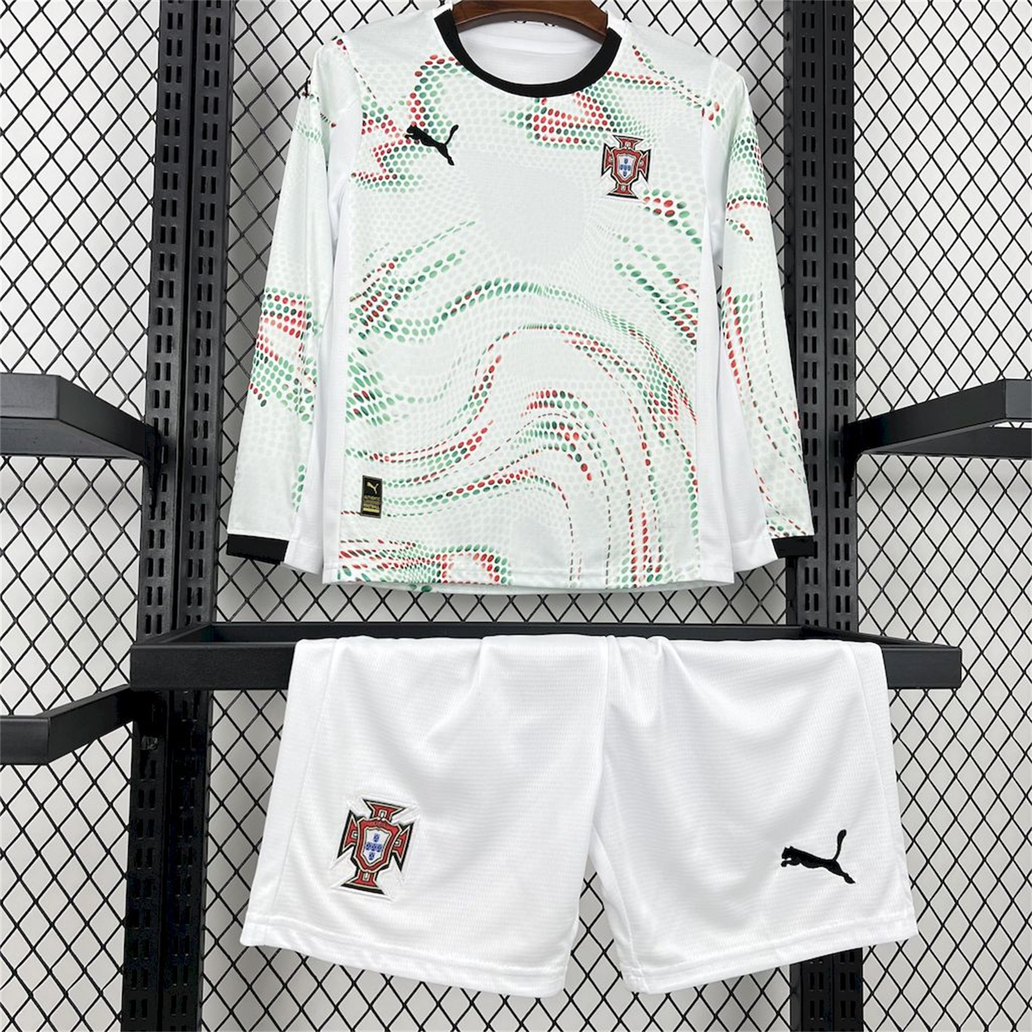 UltraTrikot-Portugal 2025-26 Away Long Sleeves Kids Kit