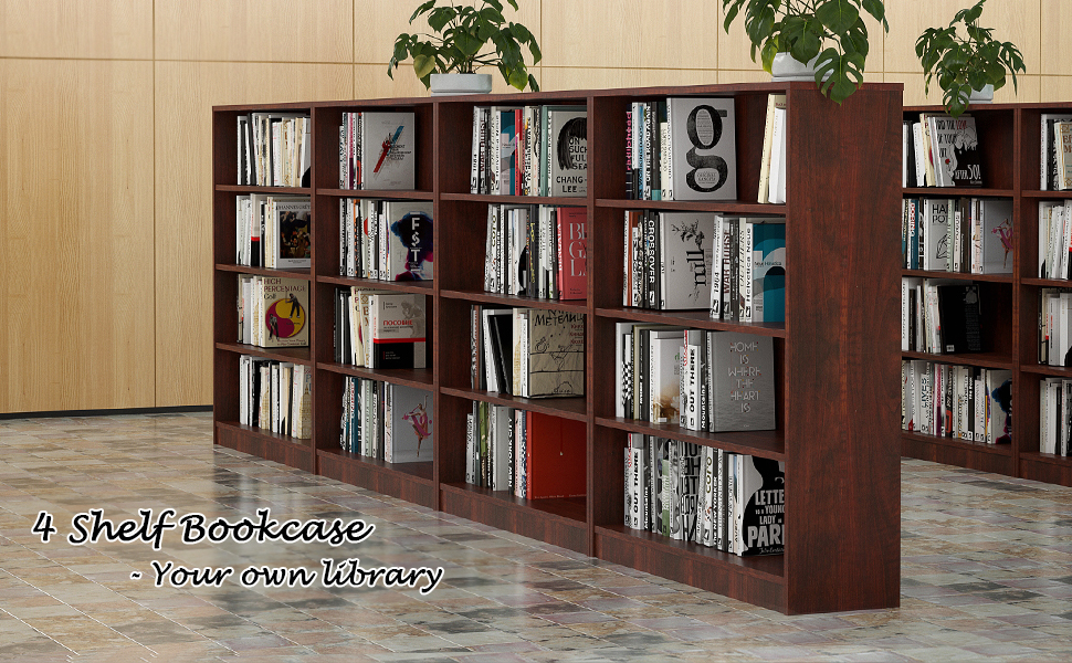 cherry bookshelf