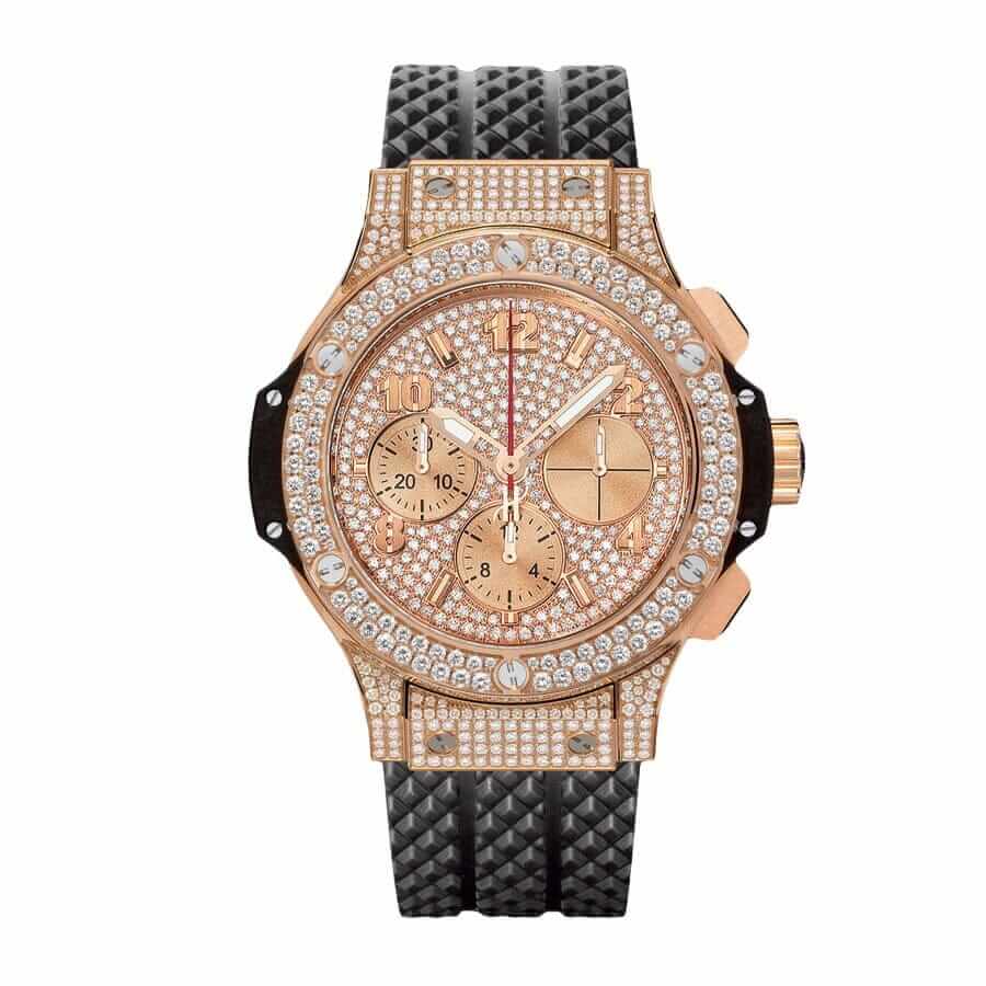 hublot classic fusion best edition chronograph with diamond rose gold replica