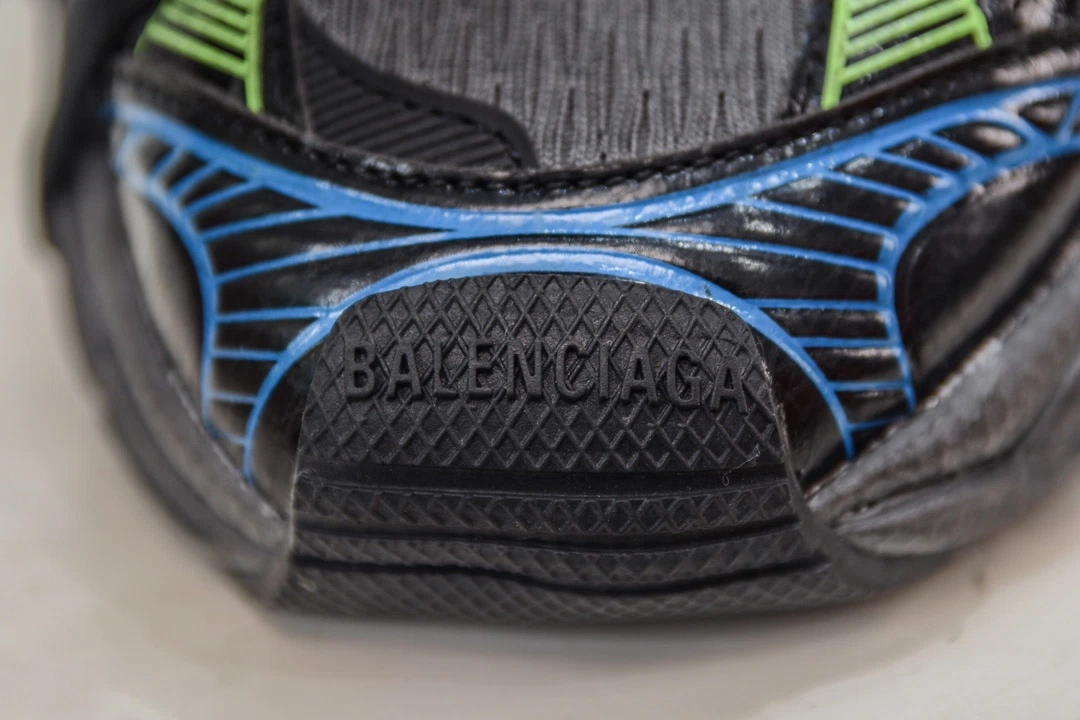 Balenciaga 3XL Sneaker in Dark Grey Black Blue and Green、mysite、Cacoeks