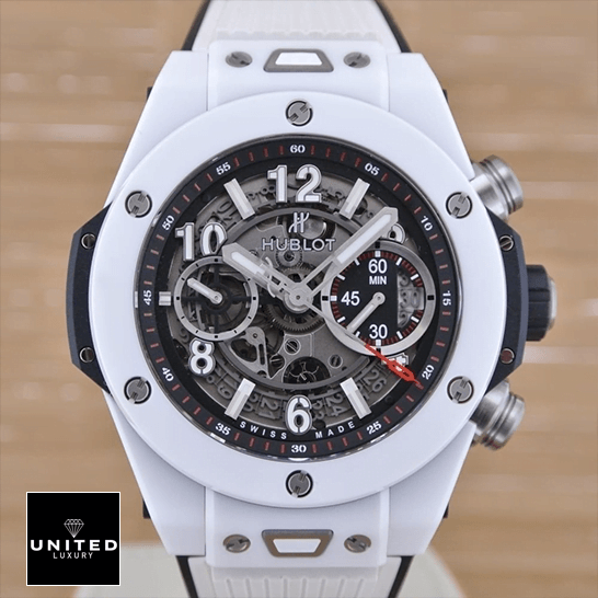 Hublot Big Bang 411.HX_.1170.RX White Bezel Replica front view