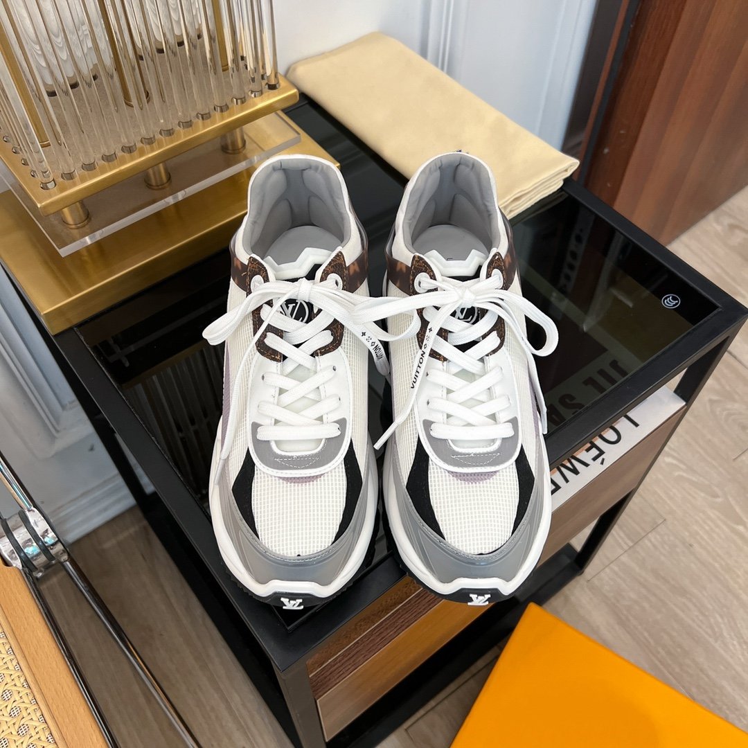 LV RUN 55 SNEAKER WHITE GRAY、mysite、Cacoeks