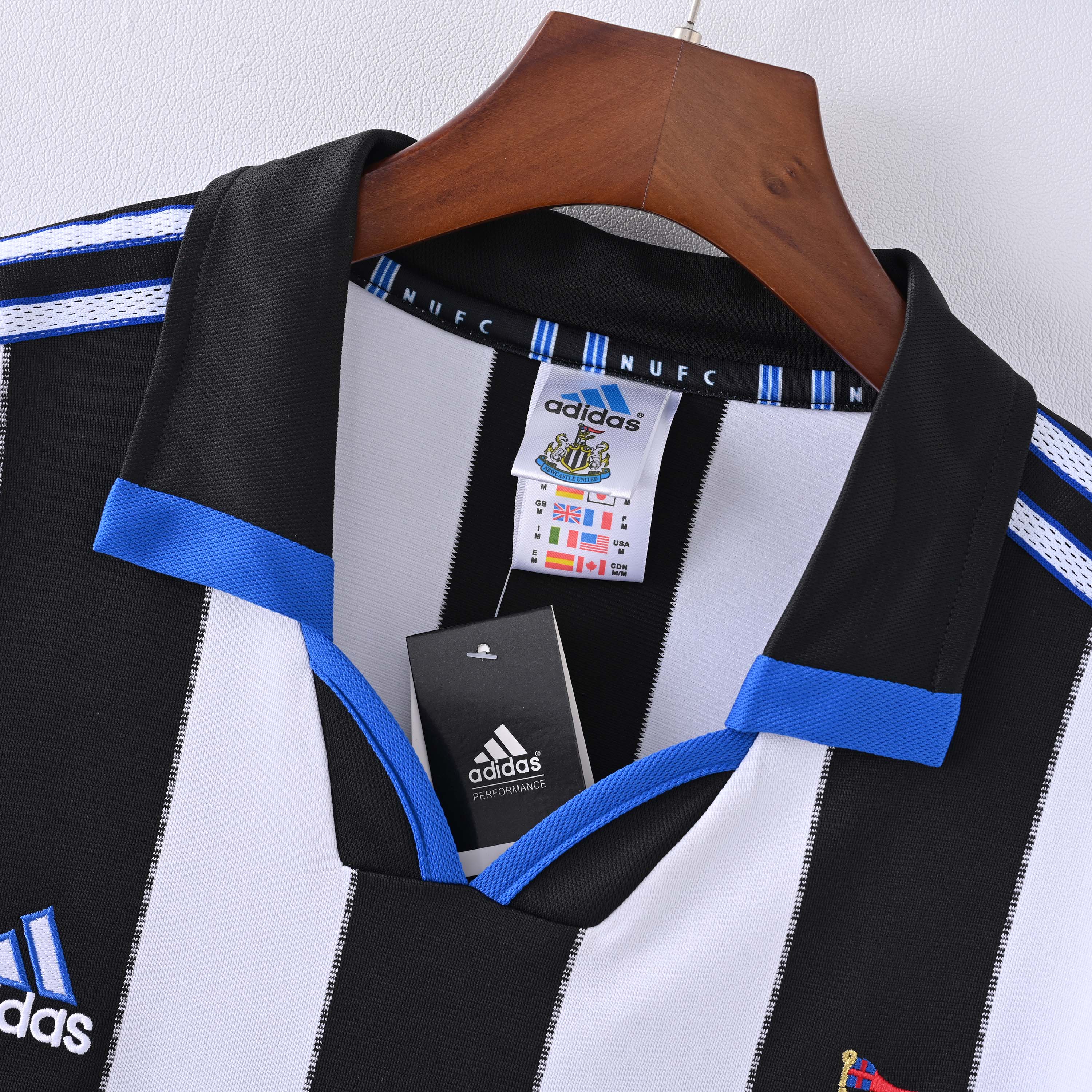 1999/2000 Retro Newcastle United Home Football Shirt 1:1 Thai Quality:football jersey mysite: unitedjerseyfootball 邓江浪:football