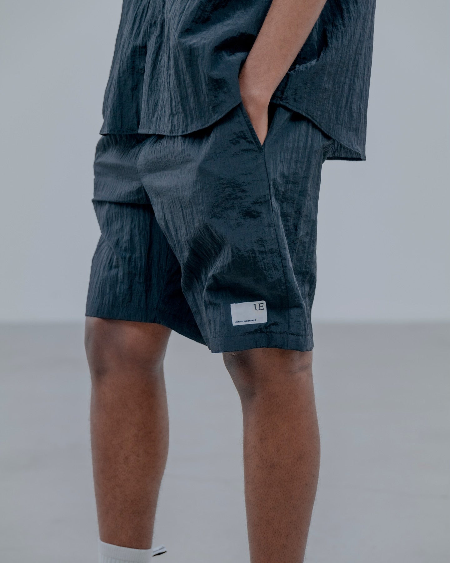 uniform experiment 25S/S CRYSTAL NYLON EASY SHORTS  UE-250023 