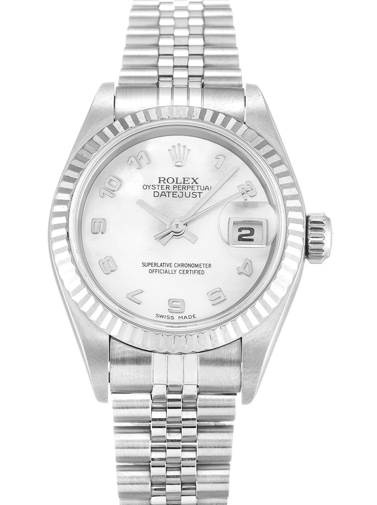 Replica Rolex Lady-Datejust 26mm Mother Of Pearl – White Dial 79174-fasswatch