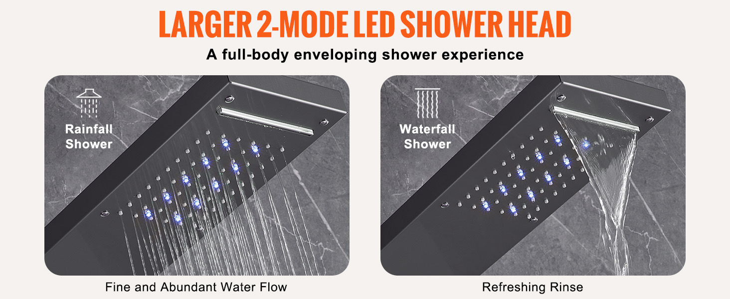 shower panel tower