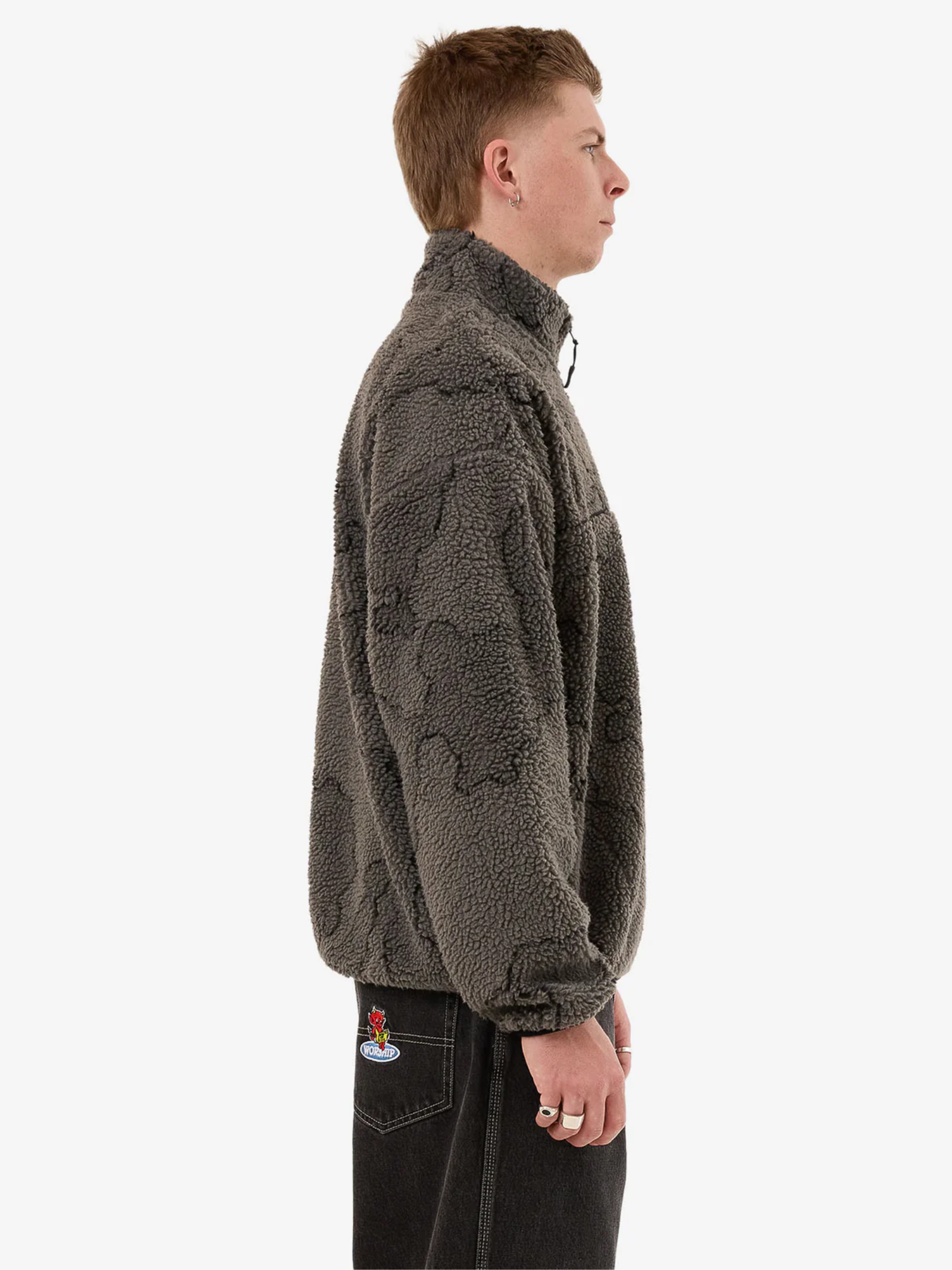 Delirium Quarter Zip Sherpa Fleece