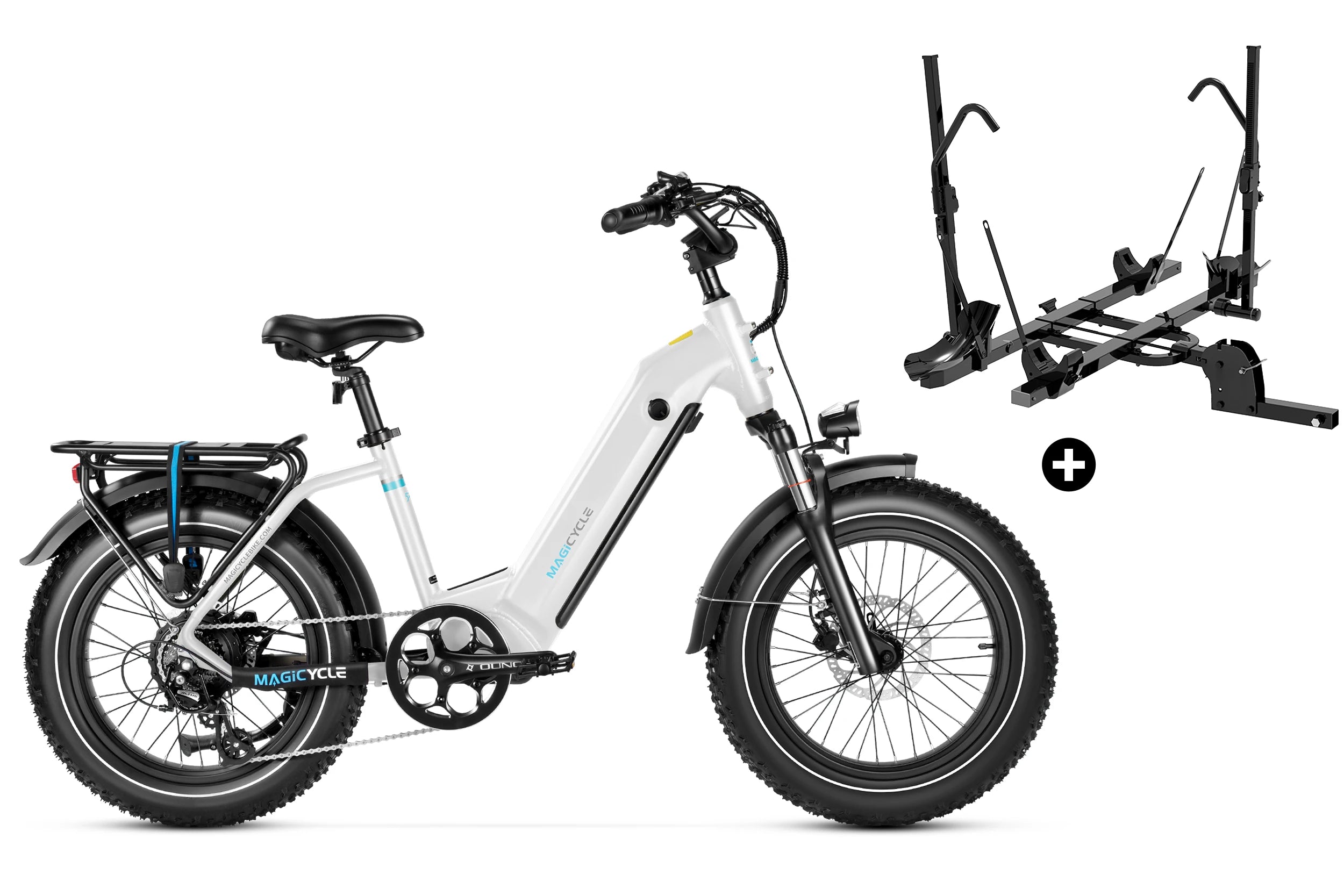 Magicycle Ocelot Pro Long Range Step-Thru Fat Tire Electric Bike、mySite、bearsvspackers