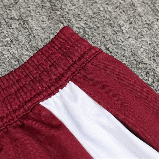 Higojerseys-Bayern Munich 24-25 Long Sleeve Training Set - Deep Red