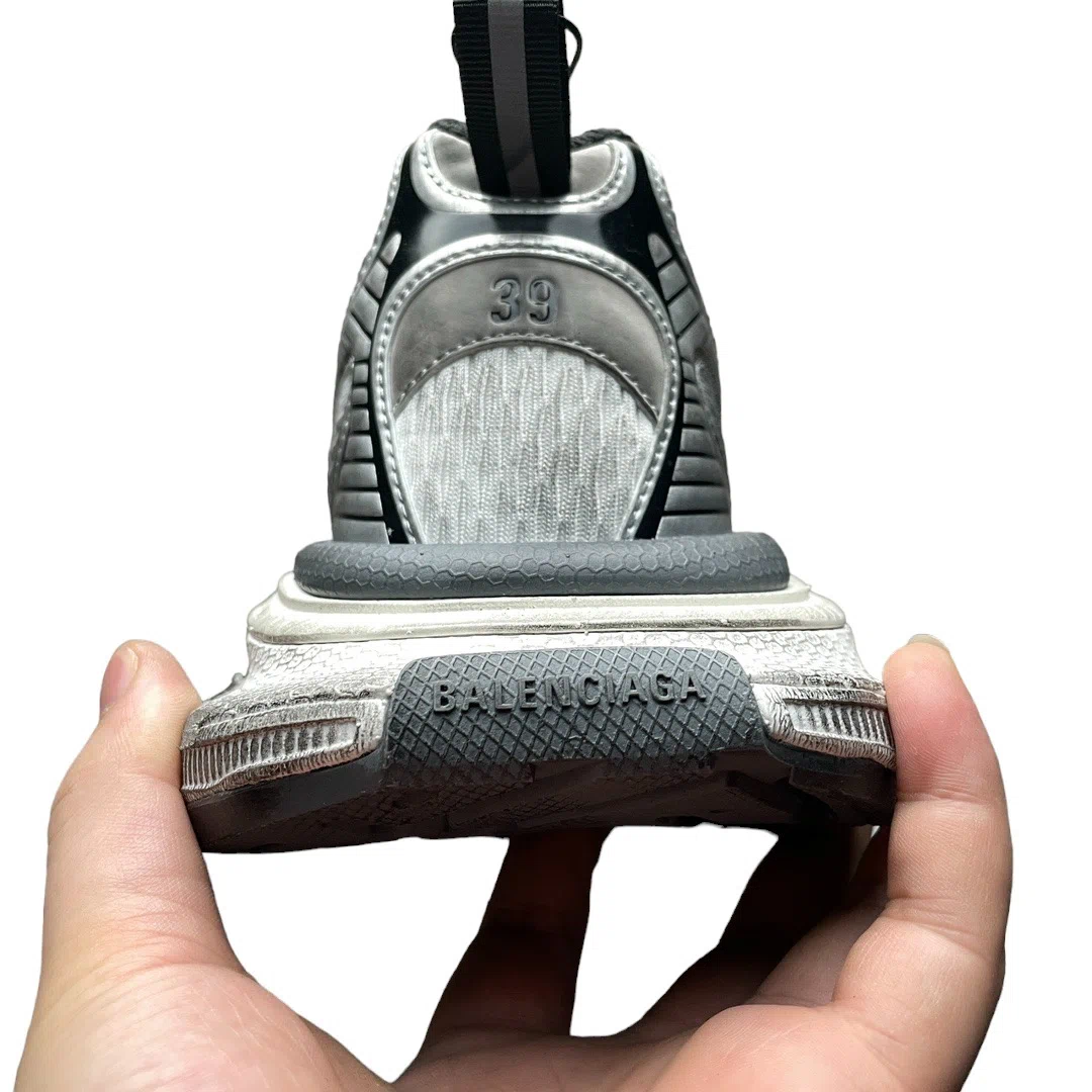 Balenciaga 3XL Sneaker in Grey White Red、mysite、Cacoeks