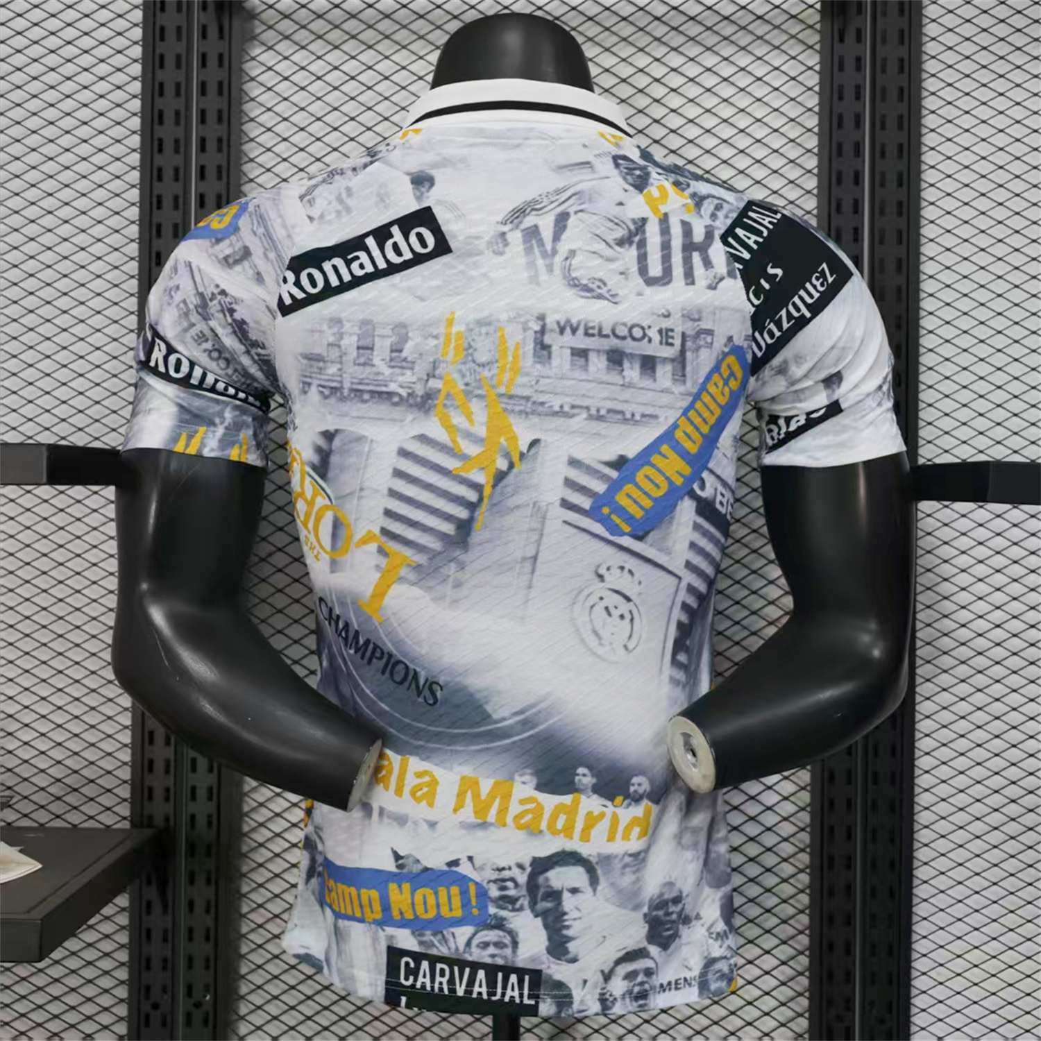 UltraTrikot-Real Madrid 25-26 Capture Of Camp Nou POLO White Special Jersey - Player Version