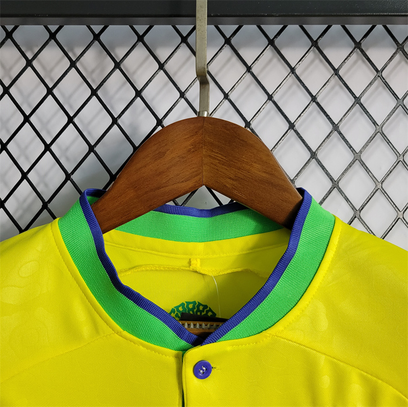 World Cup 2022 Brazil 22-23 Home Kids Kit:football jersey mysite: unitedjerseyfootball 邓江浪:football