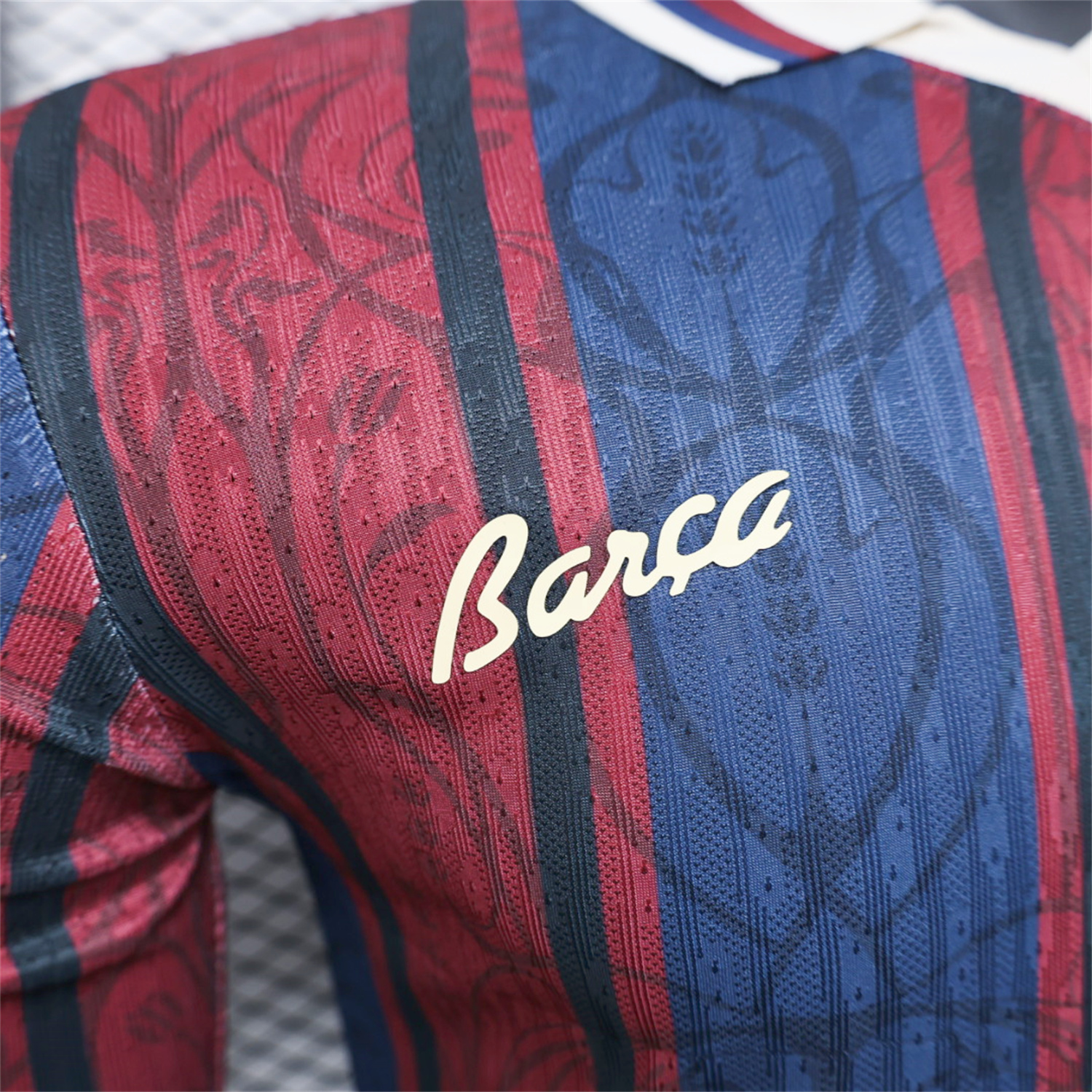 UltraTrikot-Barcelona 25-26 125th Anniversary Throwback Long Sleeves Jersey - Player Version