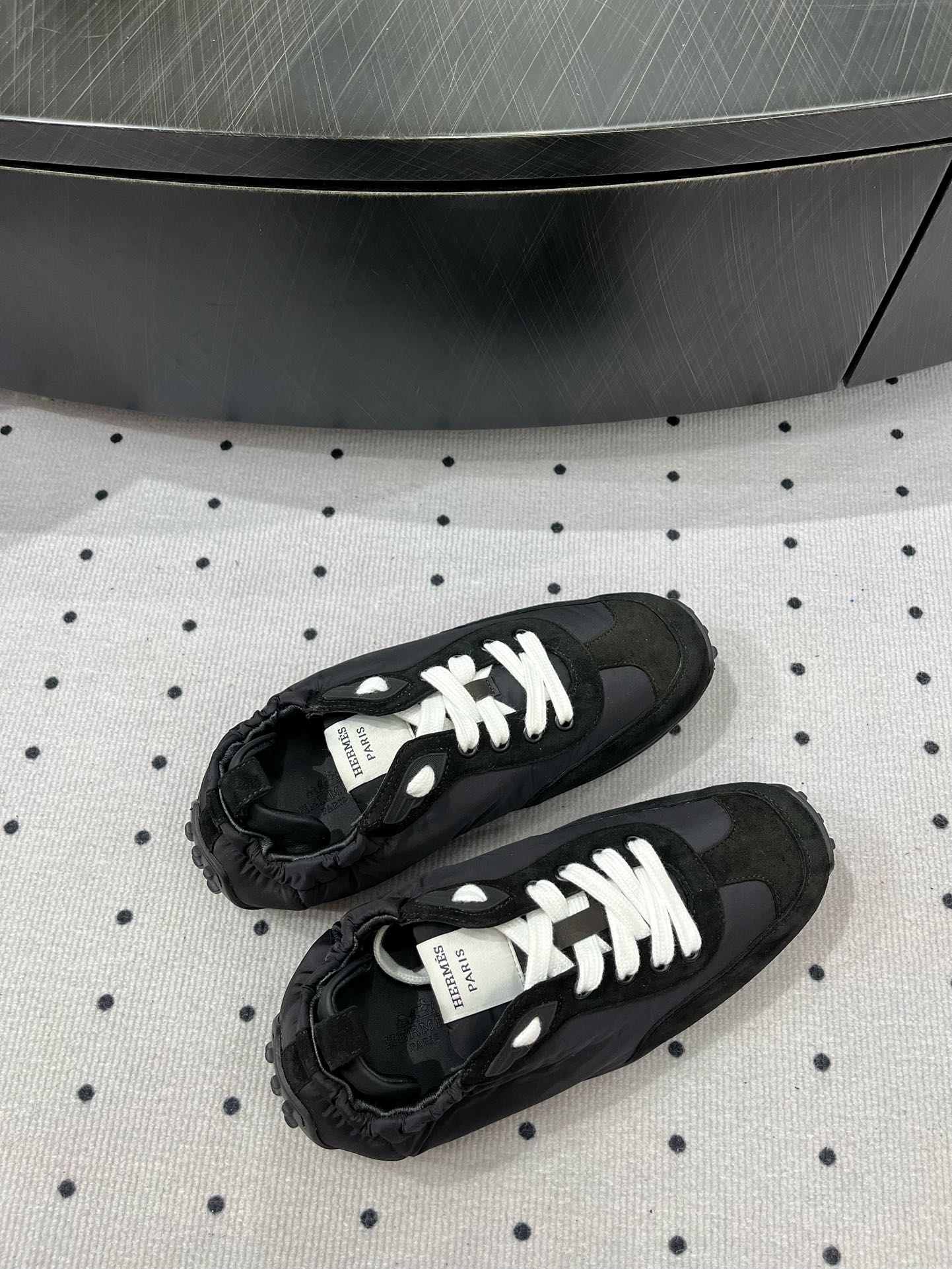 TRAIL SNEAKER IN BLACK SUEDE、mysite、Cacoeks