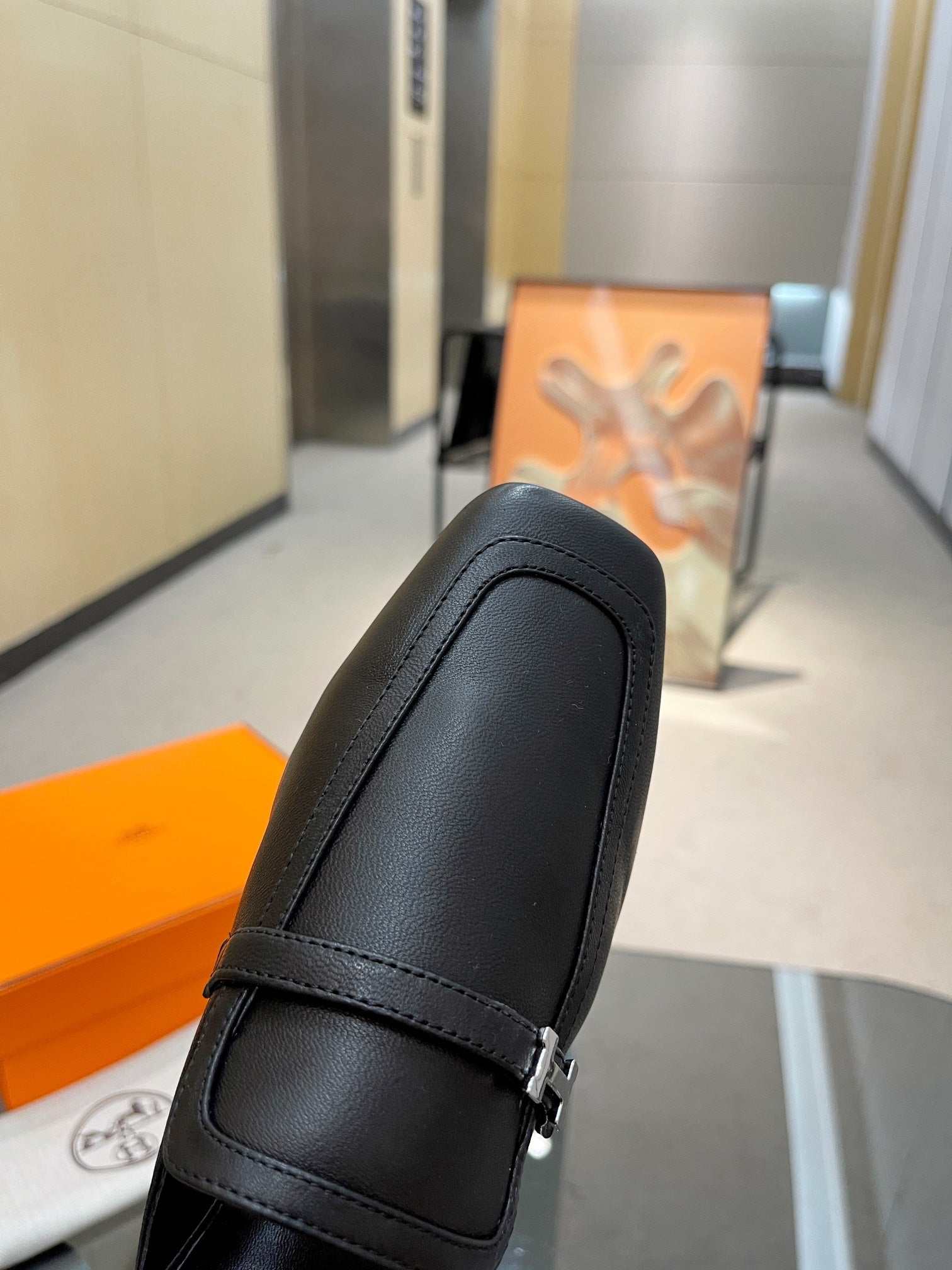 GROUPIE MULE BLACK LAMBSKIN、mysite、Cacoeks