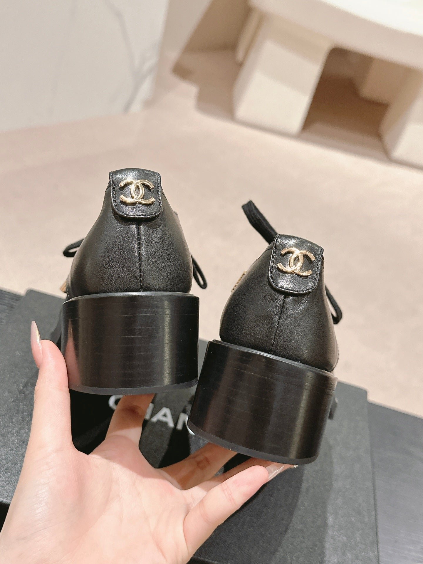 OXFORD SHOES BLACK SHEEPSKIN、mysite、Cacoeks