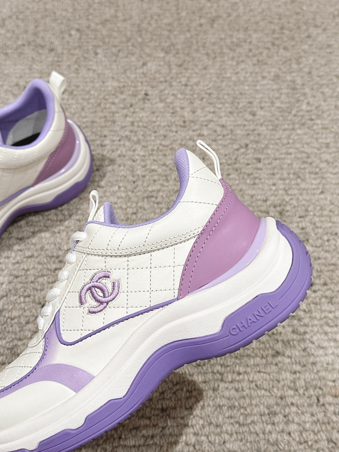 CC CLASSIC SNEAKER IN WHITE MIX IRIS PURPLE LAMBSKIN、mysite、Cacoeks