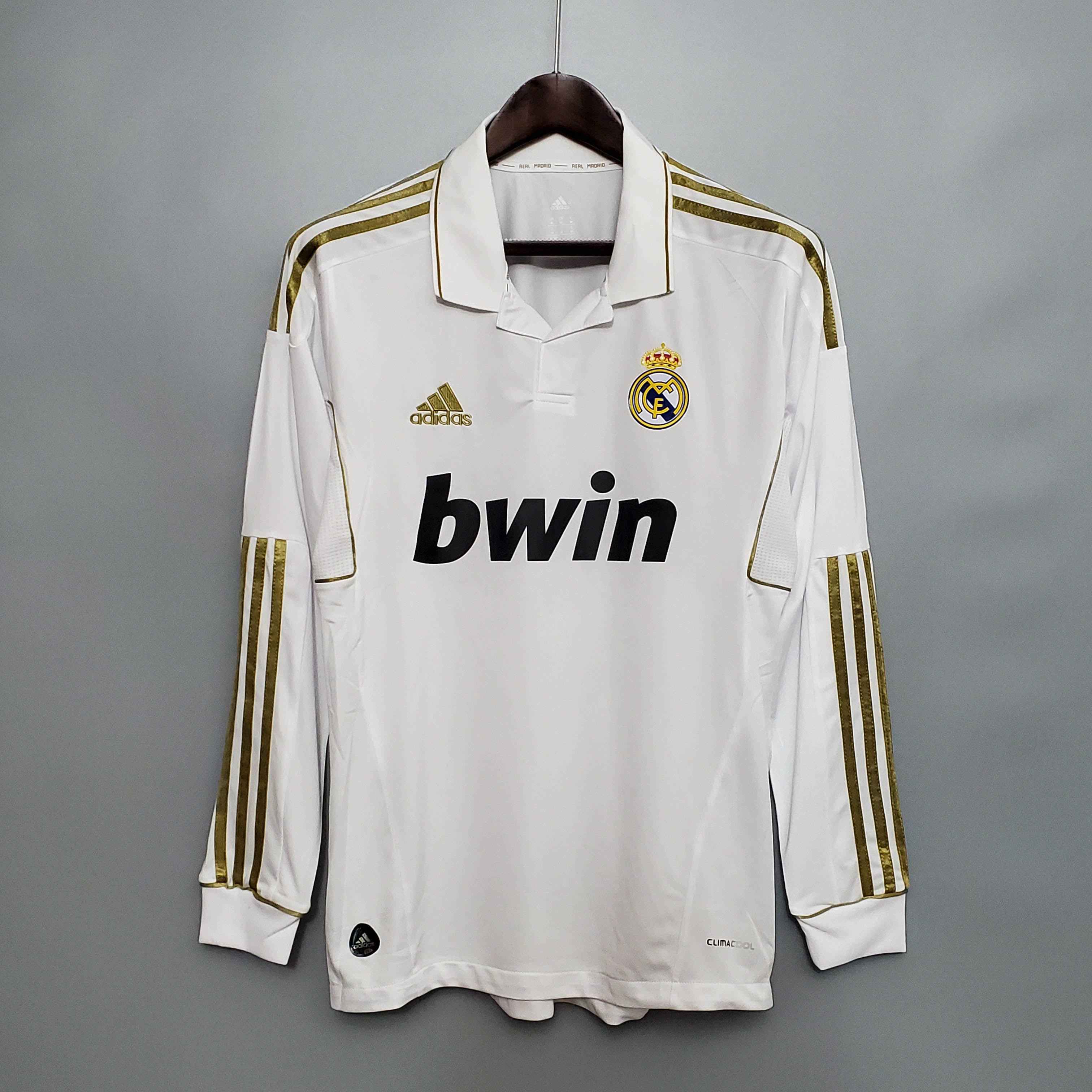 2011/2012 Retro Long Sleeve Real Madrid Home-mysite Custom Football Kit- Nextkits