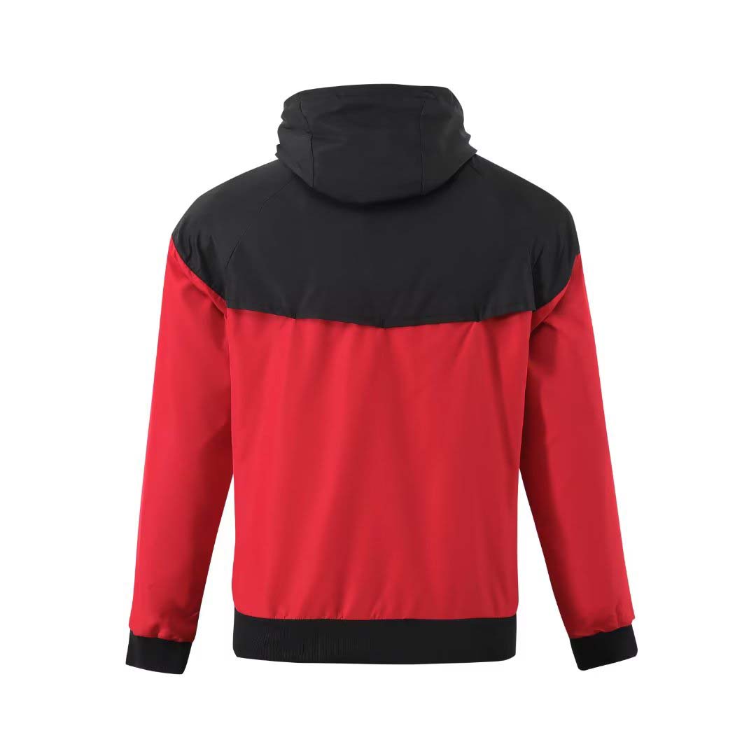 2023 AC Milan Windbreaker Red Football Shirt 1:1 Thai Quality Kids Size:football jersey mysite: unitedjerseyfootball 邓江浪:football