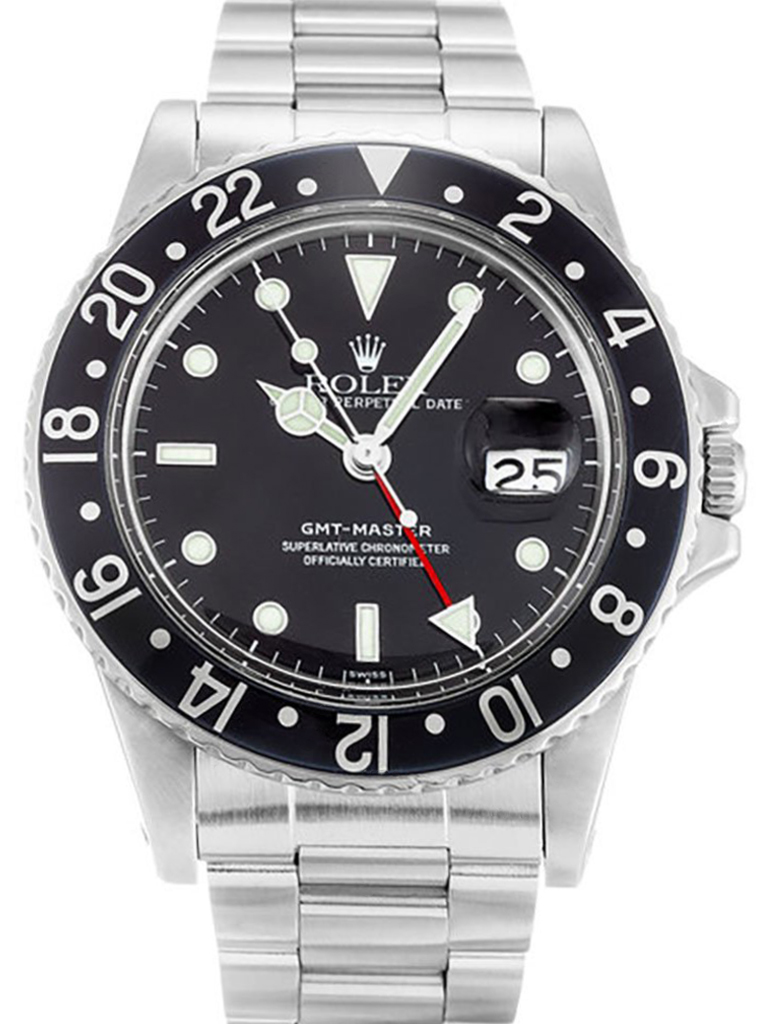 Replica Rolex GMT-Master 40mm Black Dial 16750-fasswatch