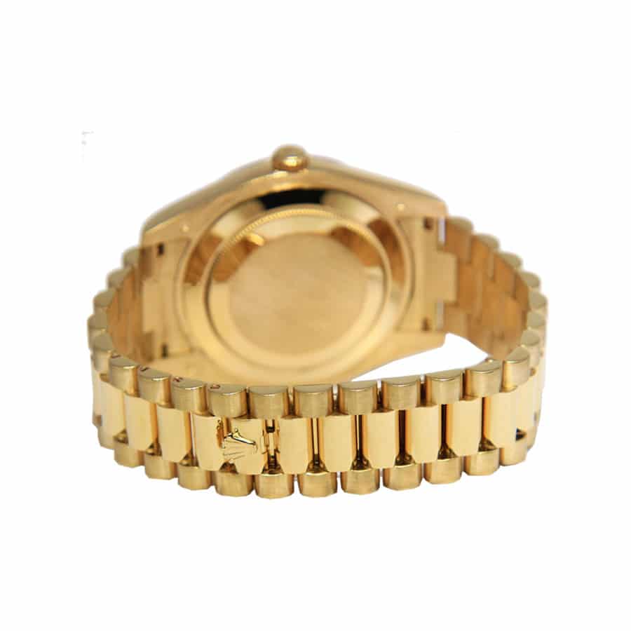 rolex day date ii 218238 kw yellow gold champagne dial3