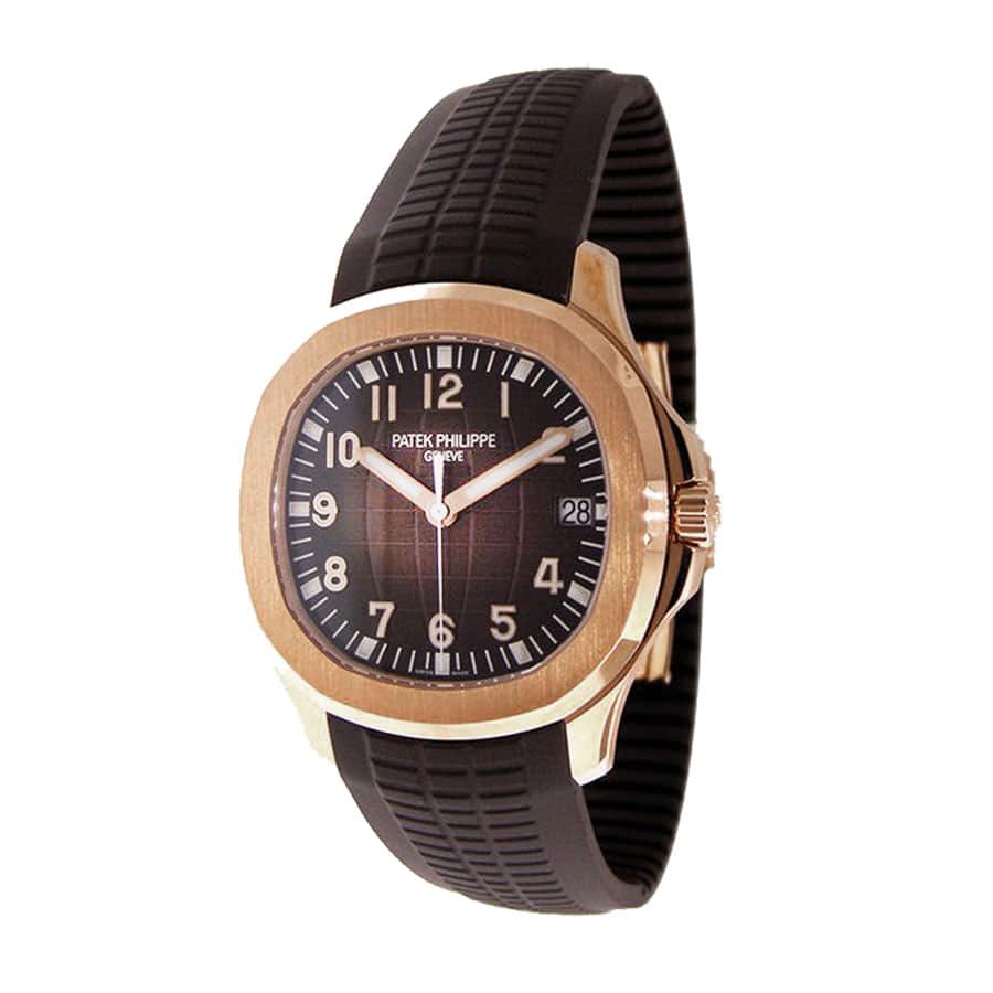 Patek Philippe Aquanaut Gold Brown Strap Replica-fasswatch