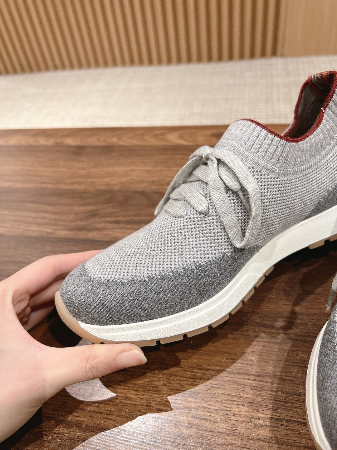 LP BASIC 360 FLEXY WALK SNEAKER LIGHT GRAY AND GRAY FABRICS、mysite、Cacoeks