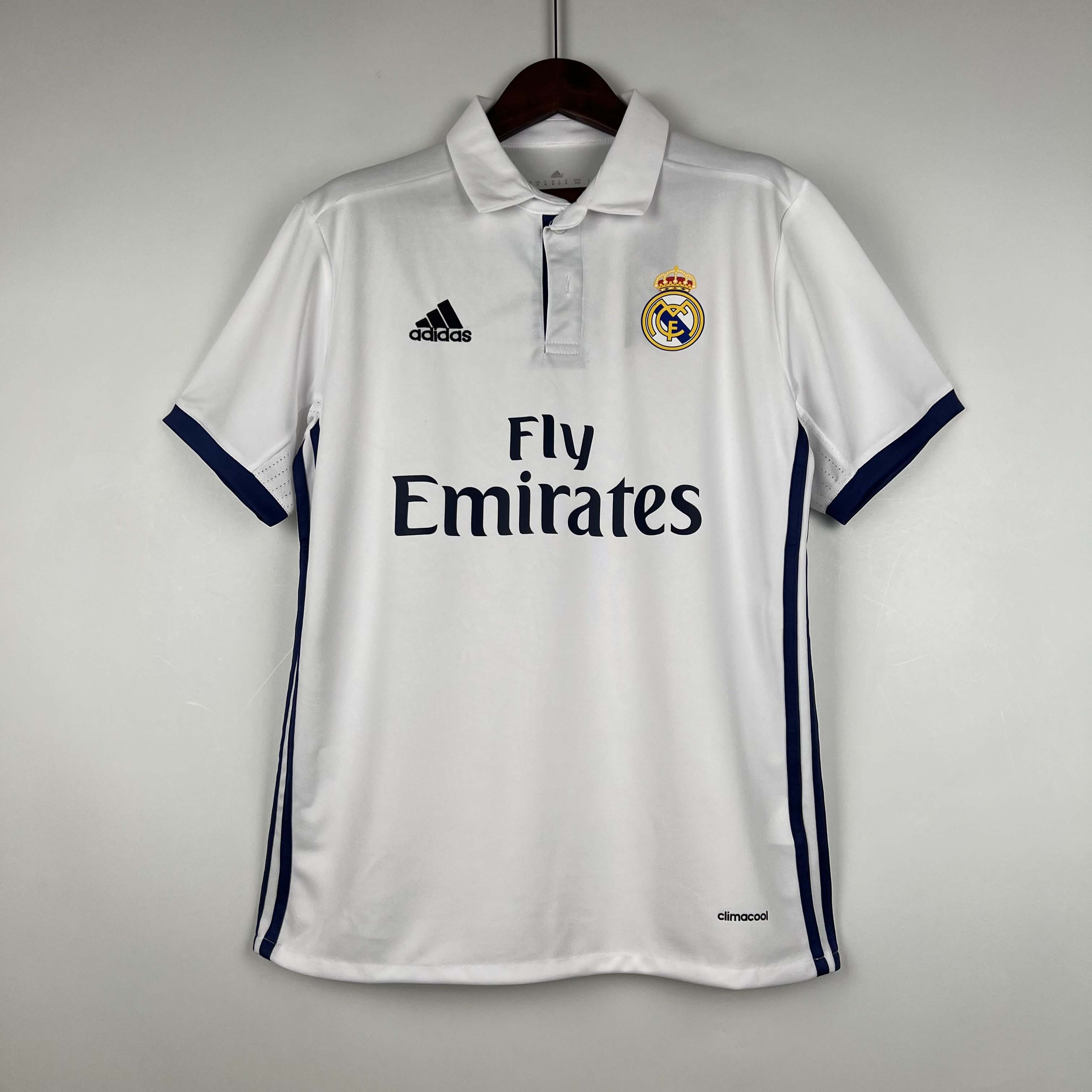 2016/2017 Retro Real Madrid Home Football Shirt-mysite Custom Football Kit- Nextkits