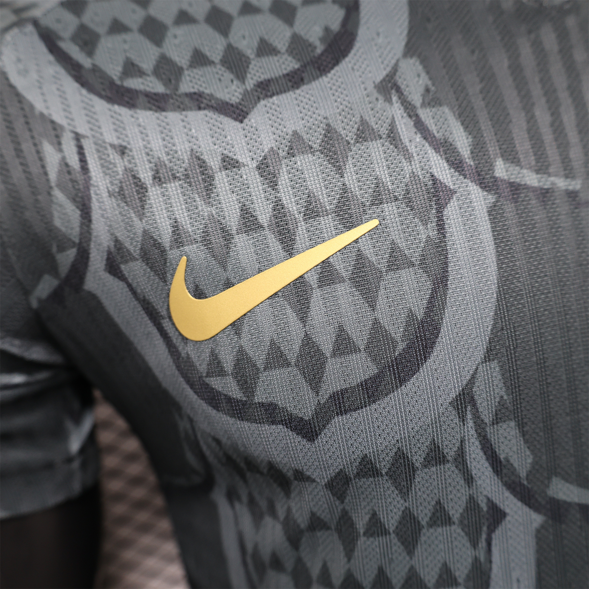 JerseysGala.com | Barcelona 24-25 Gray Scales Texture Special Edition Jersey - Player Version -Customize Name, Number and Patch | Worldwide Shipping