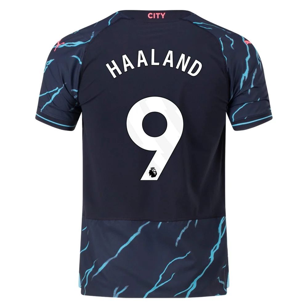23/24 Manchester City #9 Erling Haaland Third Jersey-mysite Custom Football Kit- Nextkits