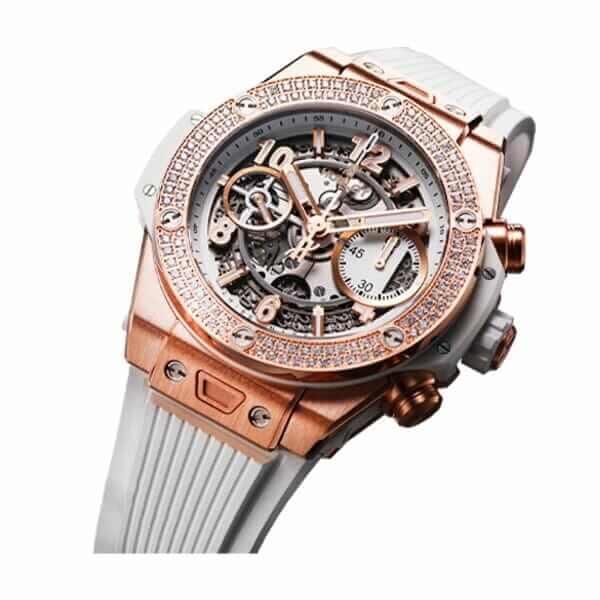 hublot big bang unico rose gold baguettes 411 jx 4802 rt 190433 2