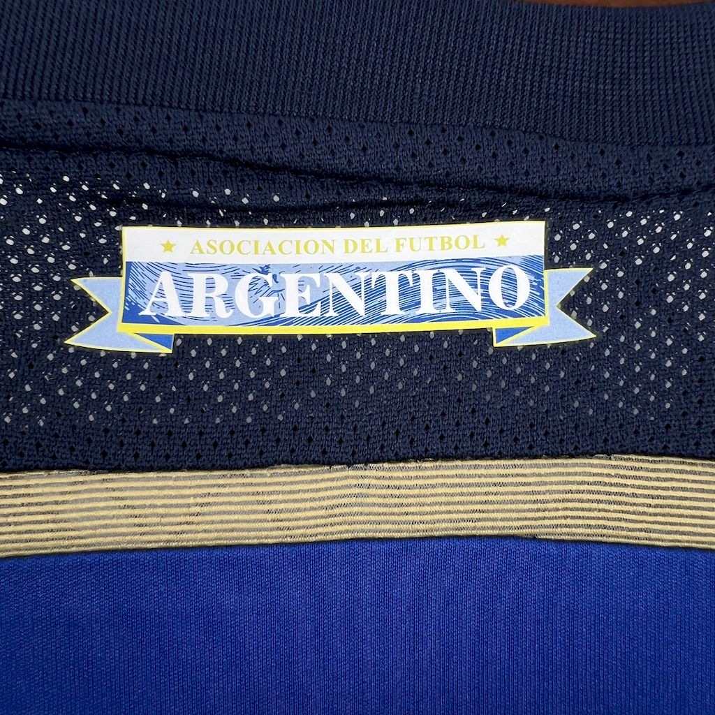 Higojerseys-Retro Argentina 2014 Away Long Sleeves Jersey