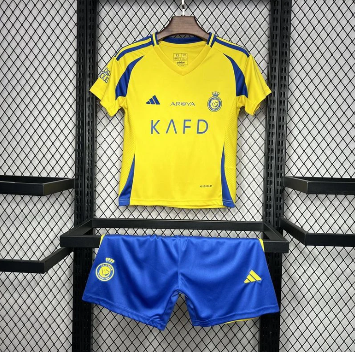 2024/2025 Al Nassr Home Football Shirt Kids Size Suit-mysite Custom Football Kit- Nextkits