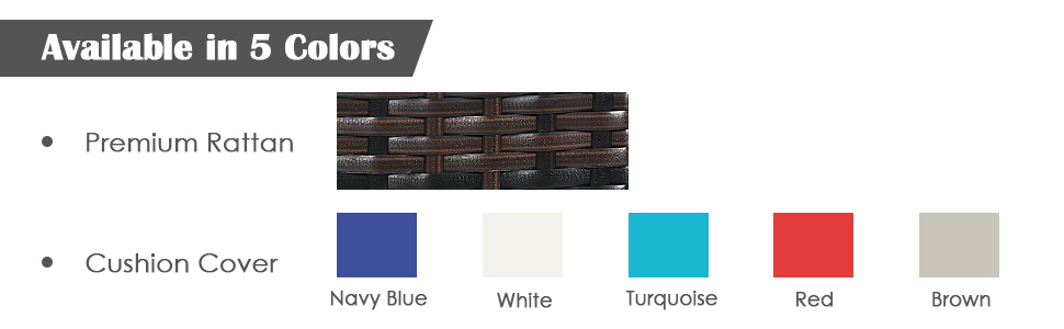 outdoor patio ottoman for heavy people