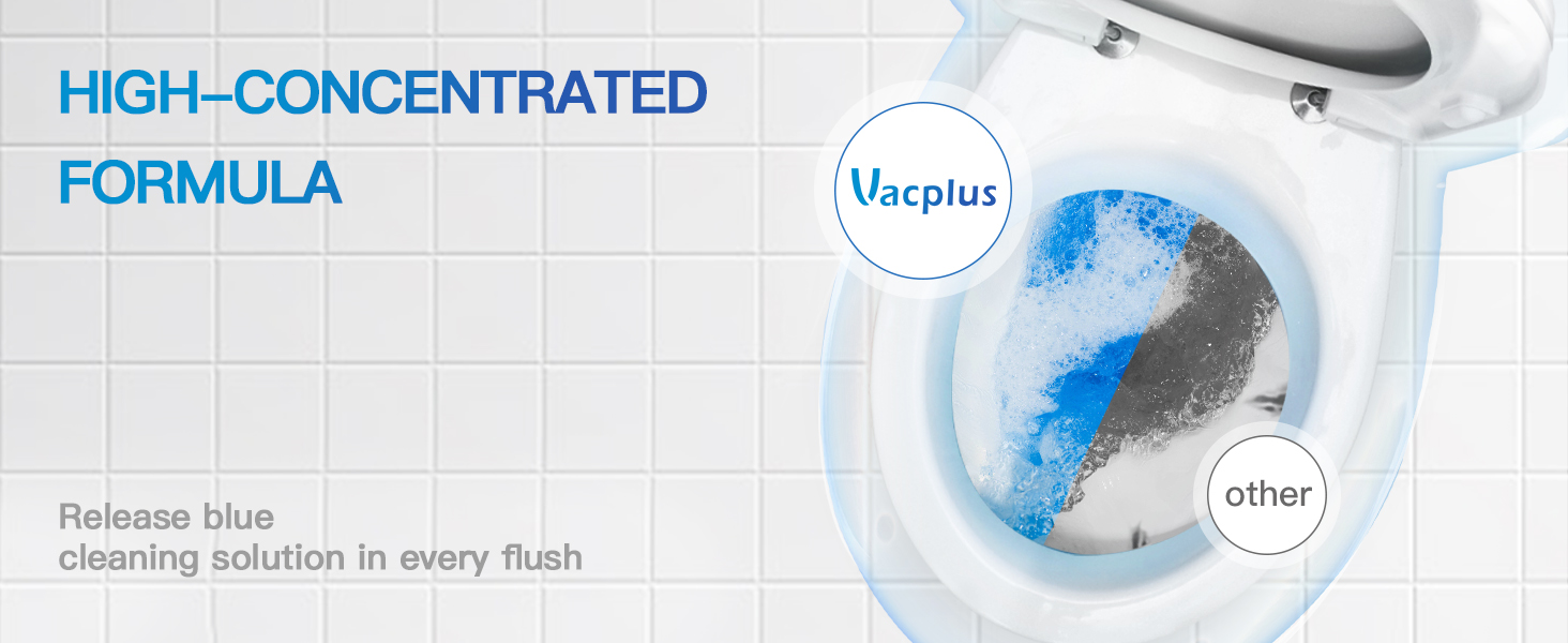 Vacplus Automatic Toilet Bowl Cleaner Tablets