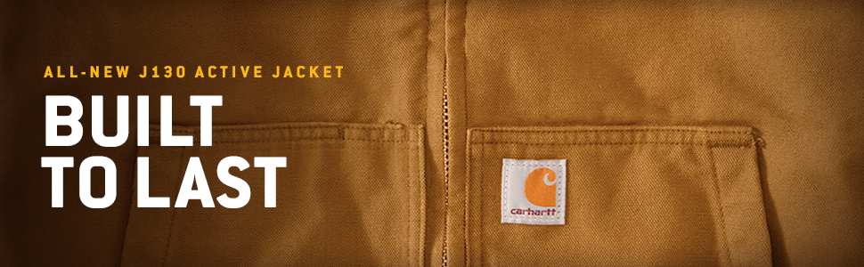mens coats, jackets, hooded, j130, carhartt, work, workwear