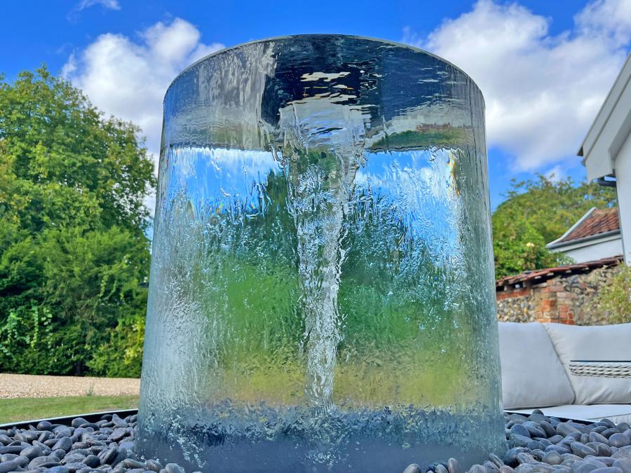 Endless Vortex Water Fountain Yard or Garden Water Feature