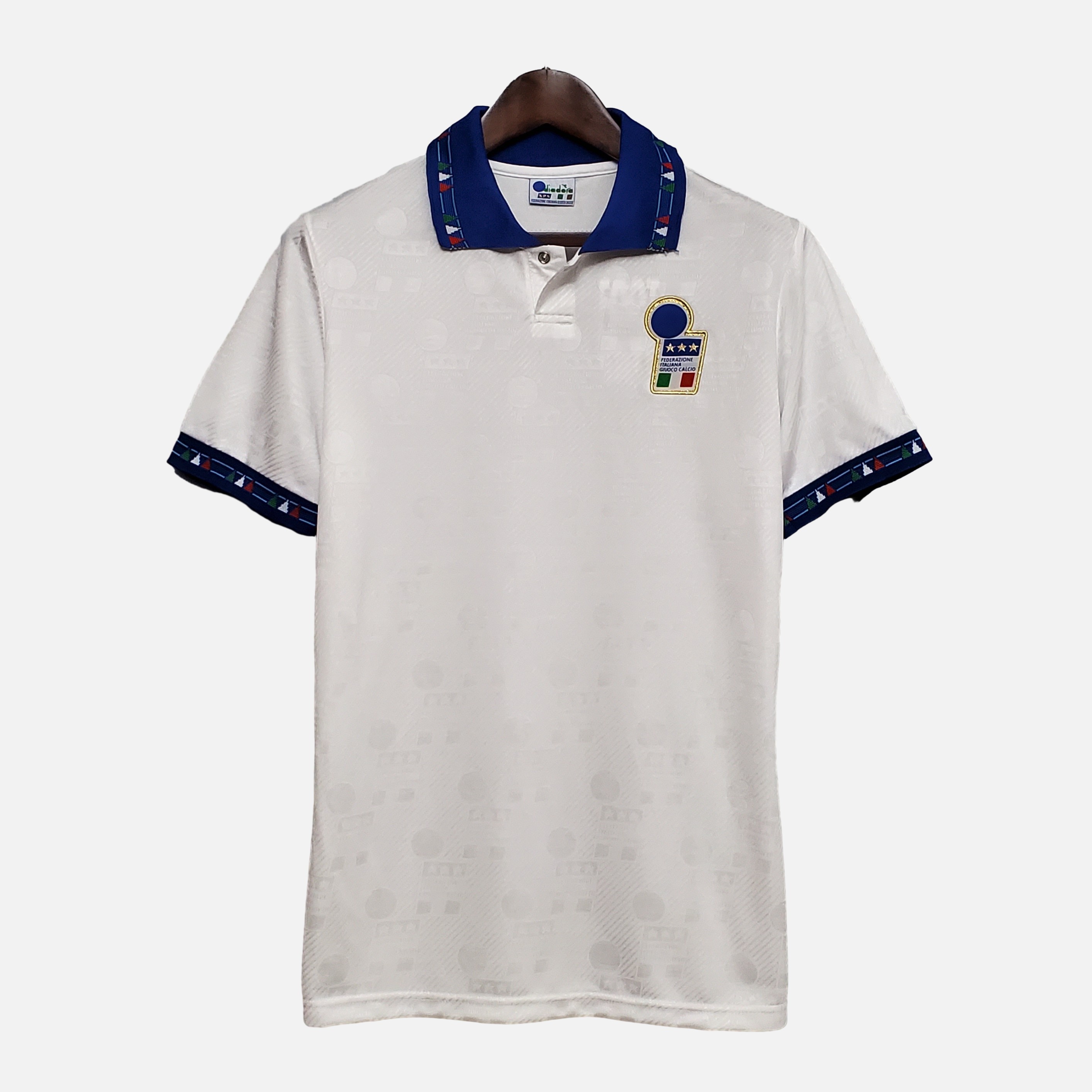 ManixJersey.com | Retro Italy 1994 Away Stadium Jersey -Customize Name, Number and Patch | Worldwide Shipping
