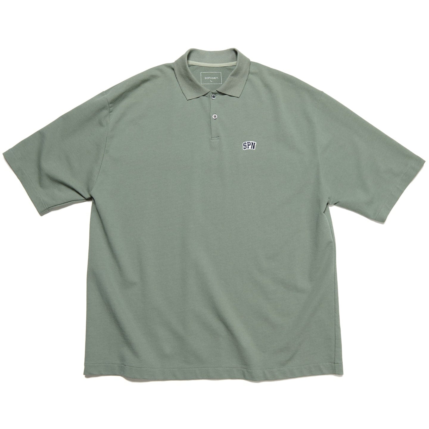 SOPHNET. 25S/S SPN WAPPEN OVERSIZED POLO  SOPH-250052 