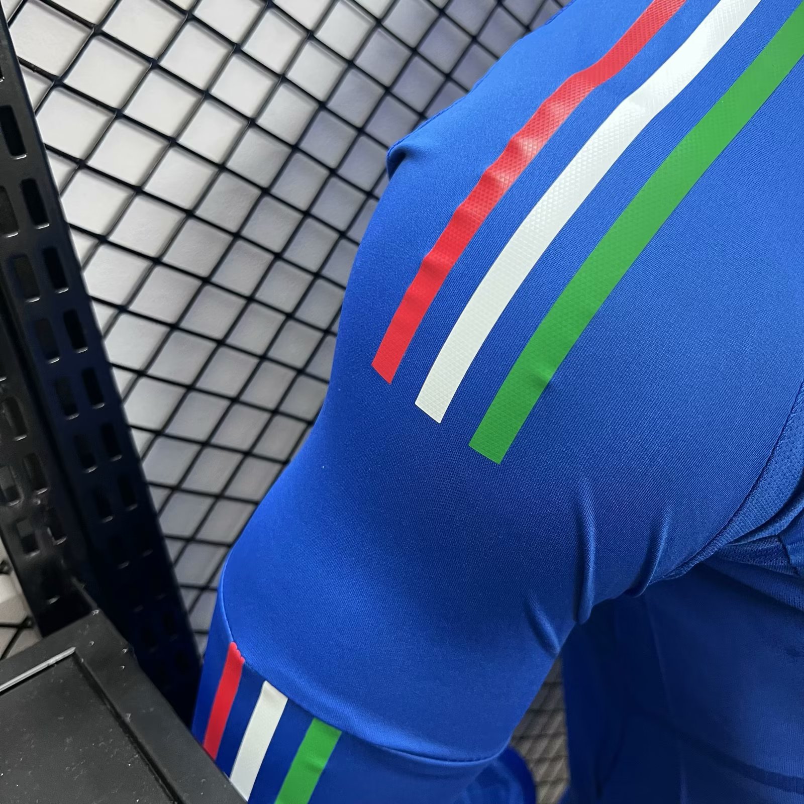 Higojerseys-Italy 2024 Home Stadium Long Sleeve Jersey - Player Version