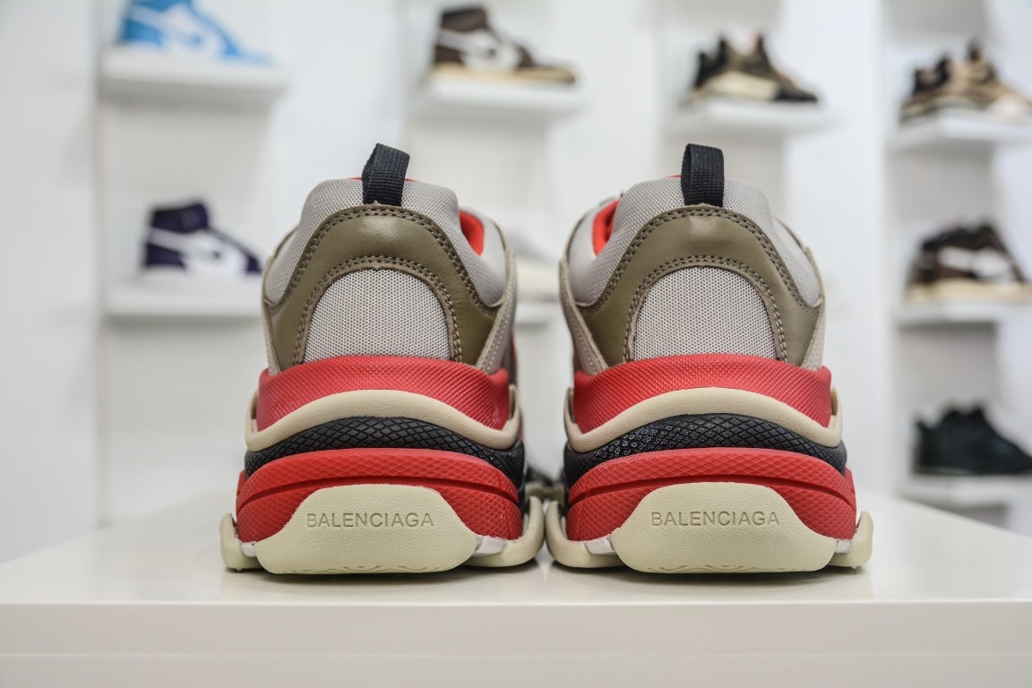 Balenciaga Triple S Sneaker Grey Red、mysite、Cacoeks