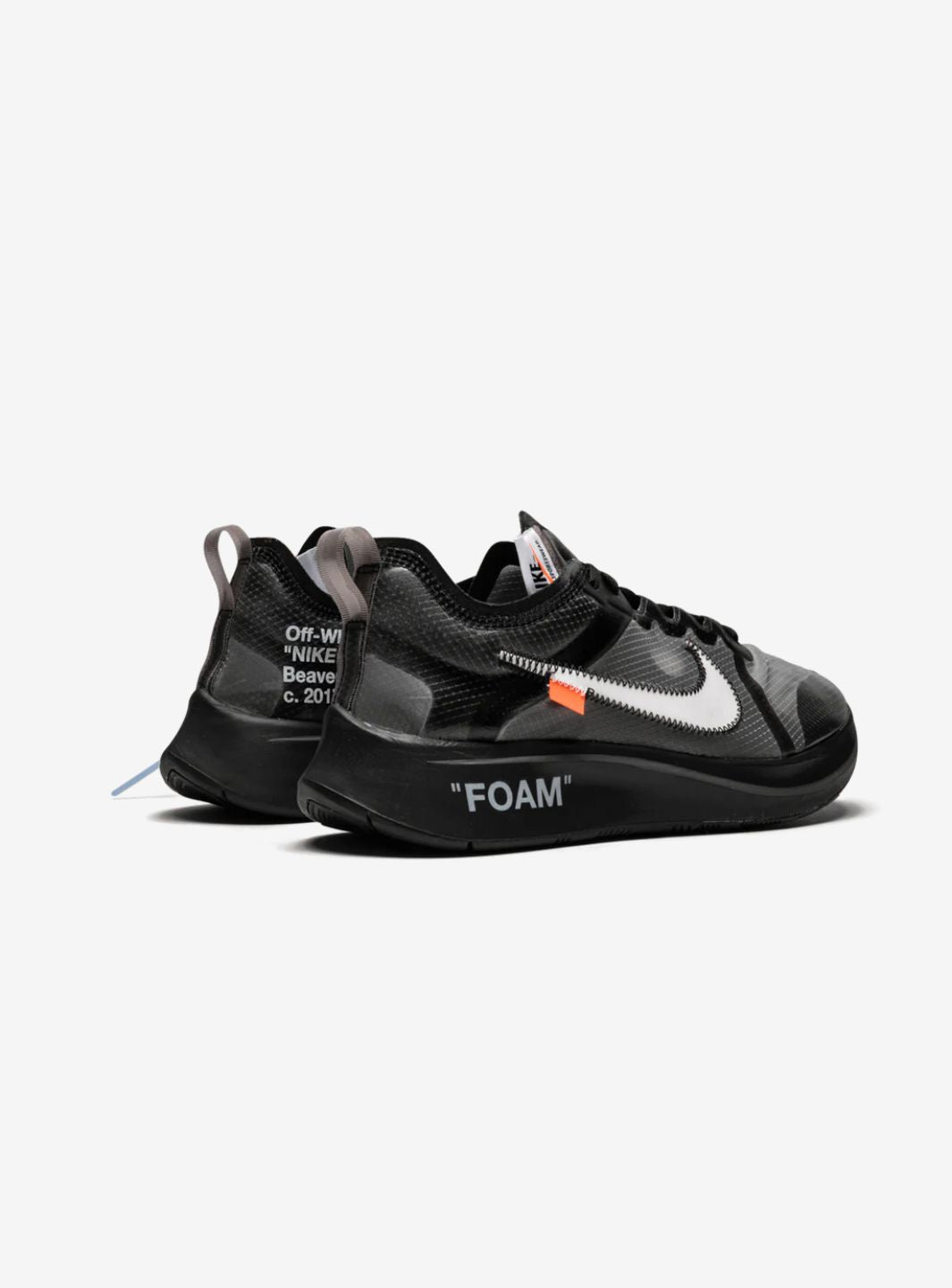 Nike Zoom Fly Off-White Black Silver、NIKE、Cacoeks
