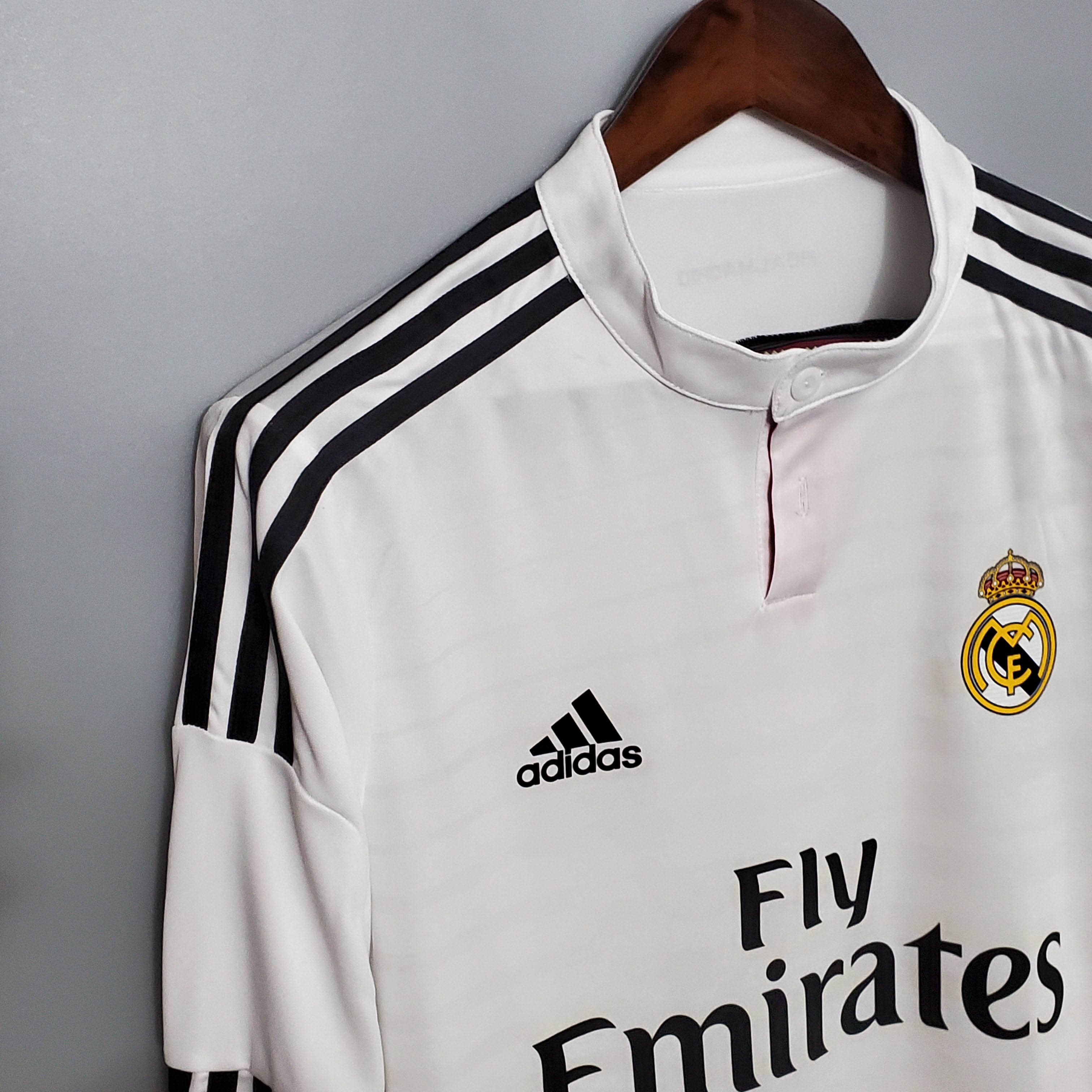 Retro Long Sleeve 2014/2015 Real Madrid Home:football jersey mysite: unitedjerseyfootball 邓江浪:football