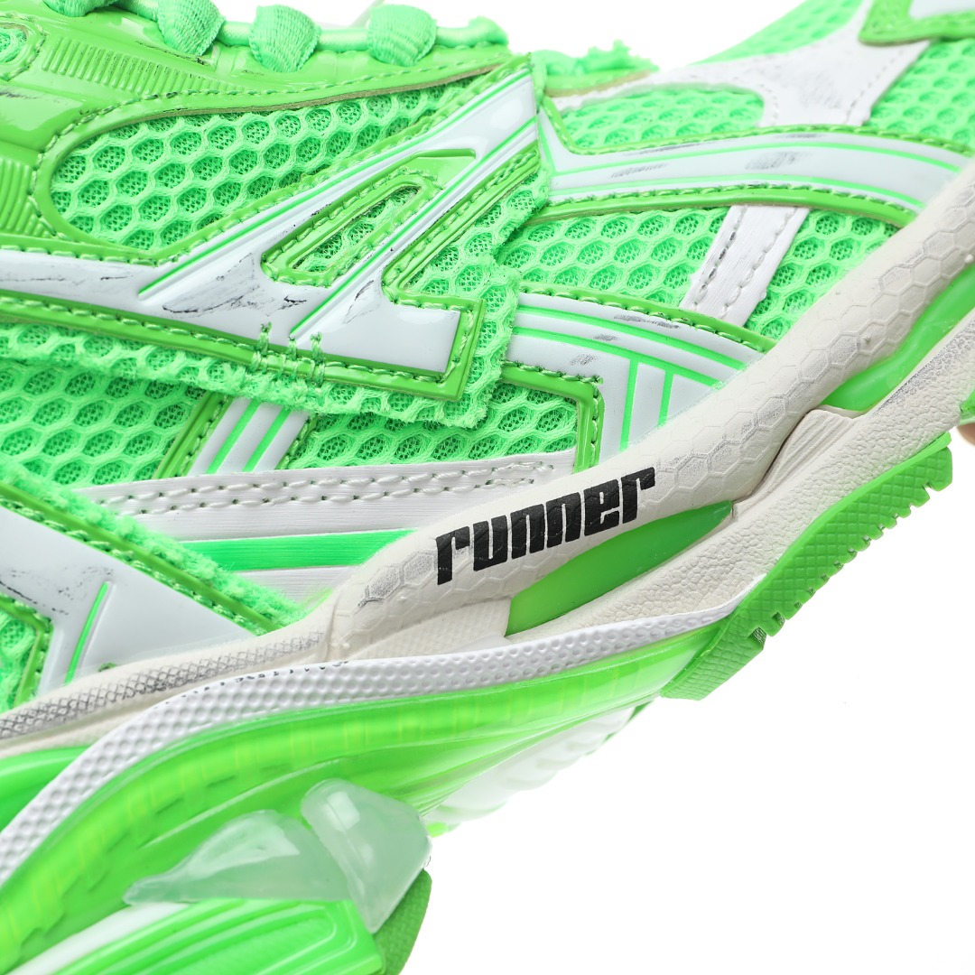 Balenciaga Runner Trainer Fluo Green、mysite、Cacoeks