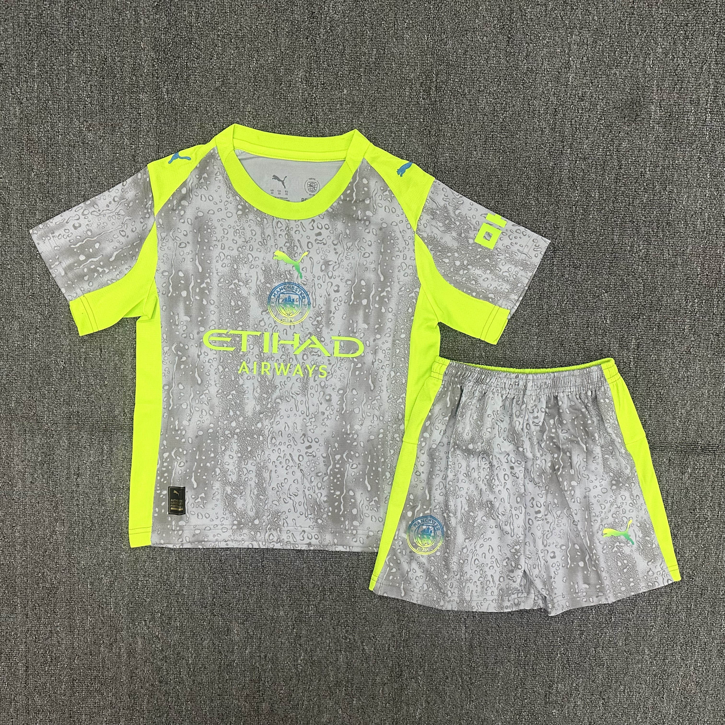 2025/2026 Manchester City Third Away Football Shirt 1:1 Thai Quality Kids Size:football jersey mysite: unitedjerseyfootball 邓江浪:football