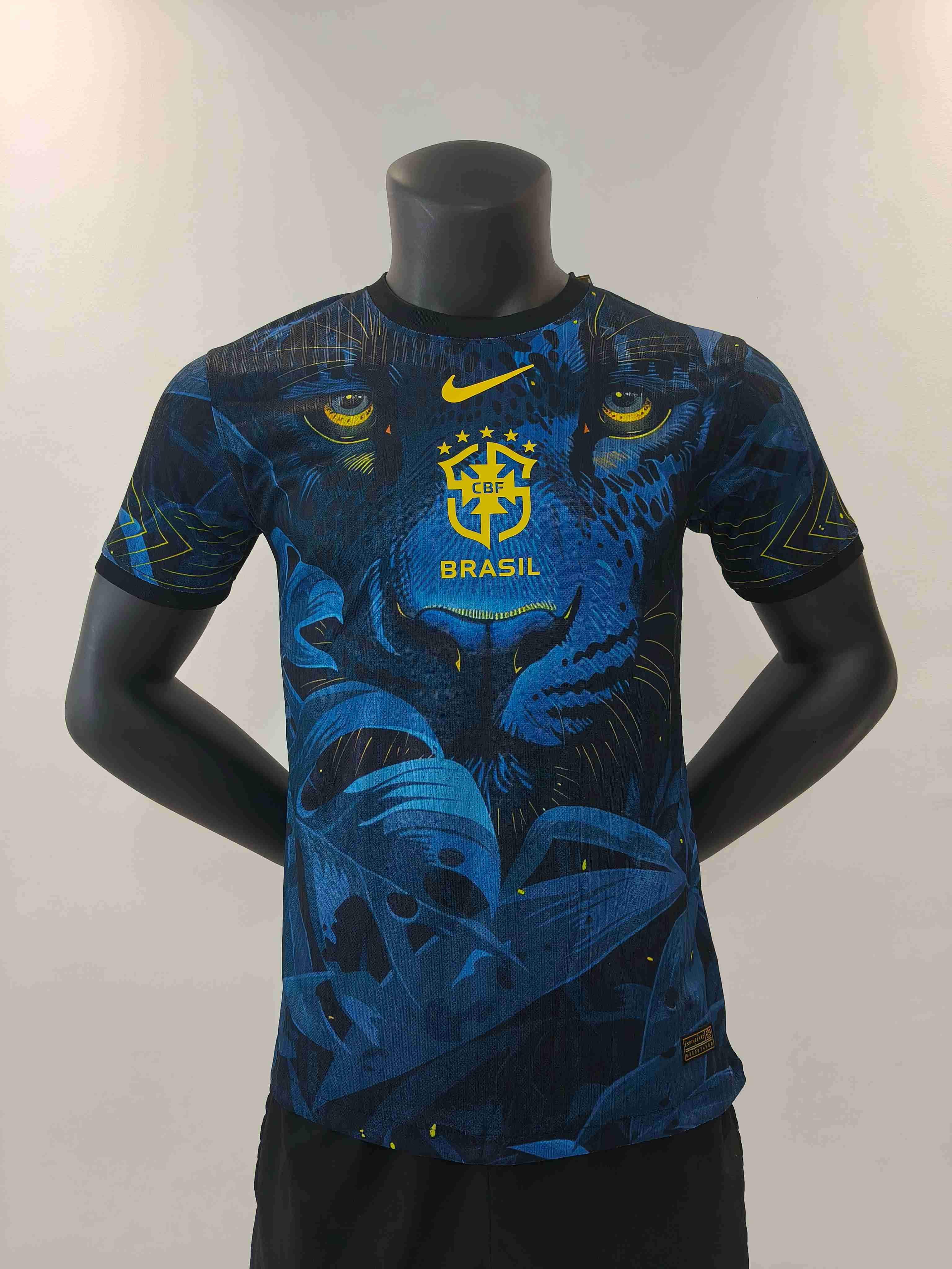 24/25 Brazil Tiger Black Special Edition Football Shirt-mysite Custom Football Kit- Nextkits