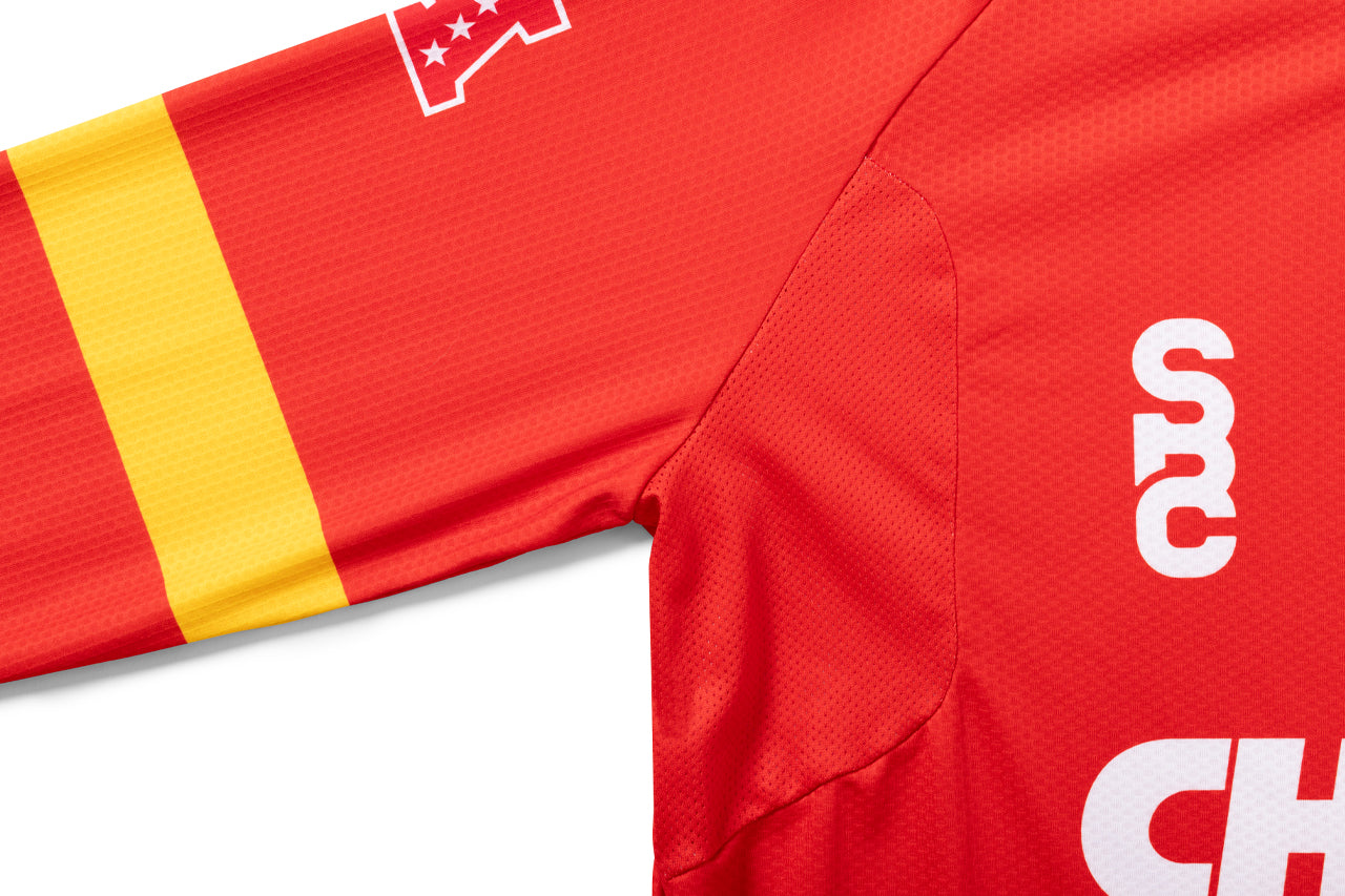 State Bicycle Co. | NFL Collection – Long-Sleeve MTB Jersey – Kansas City Chiefs、mySite、bearsvspackers
