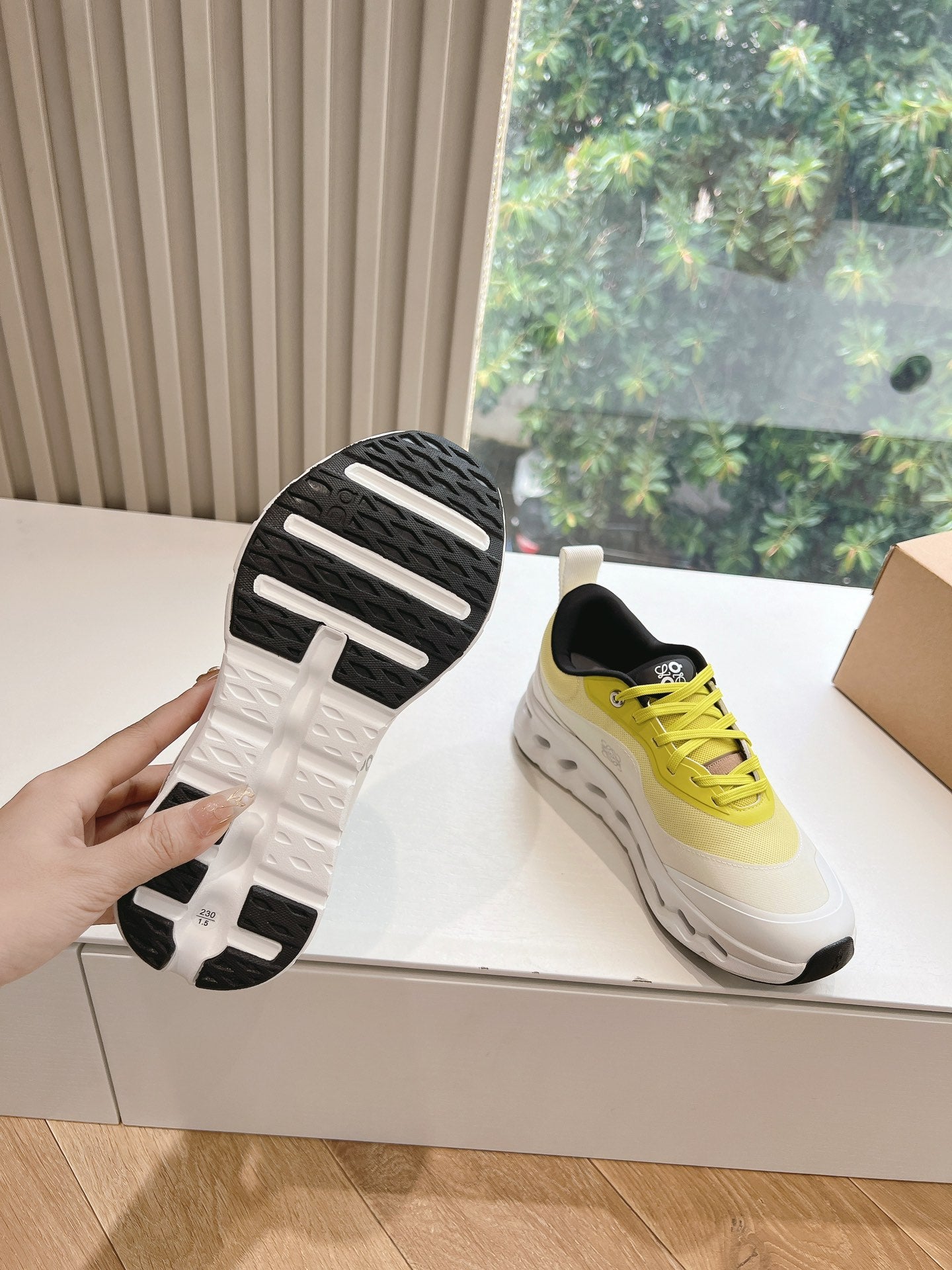 LW CLOUDTILT 2.0 SNEAKER WHITE AND YELLOW POLYESTER、mysite、Cacoeks