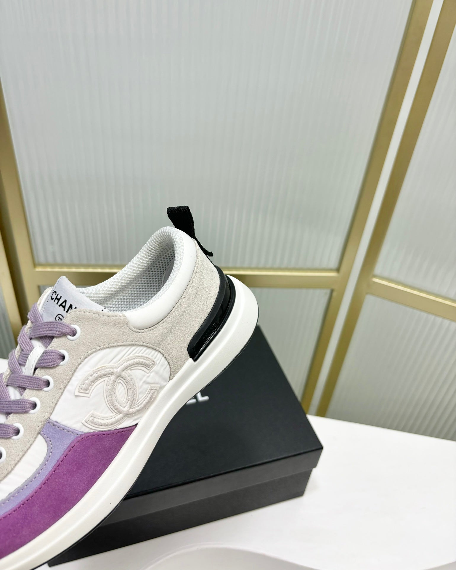 SNEAKER IN VIOLET MIX GREY SUEDE、mysite、Cacoeks