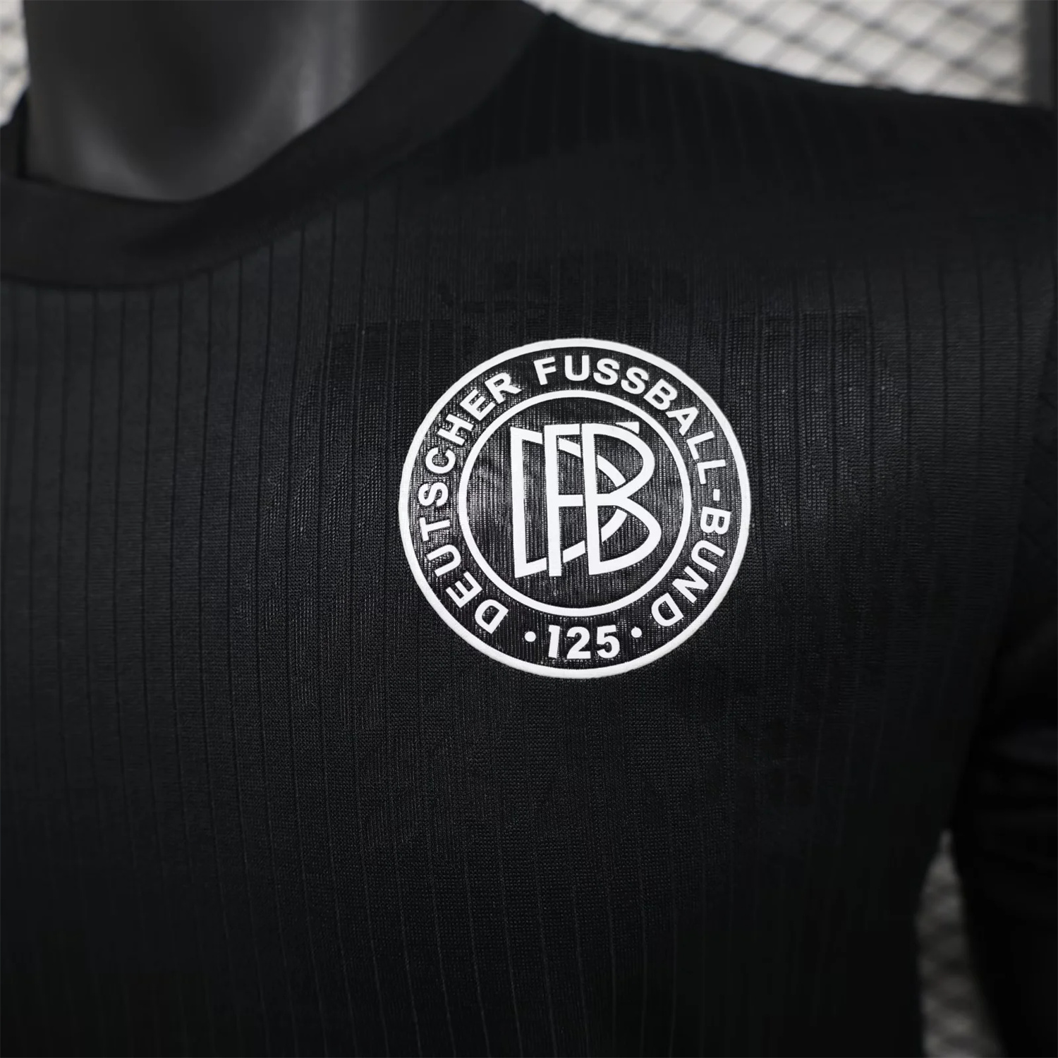 UltraTrikot-Germany 2025 Black 125-Year Anniversary Commemorative Edition Jersey - Player Version